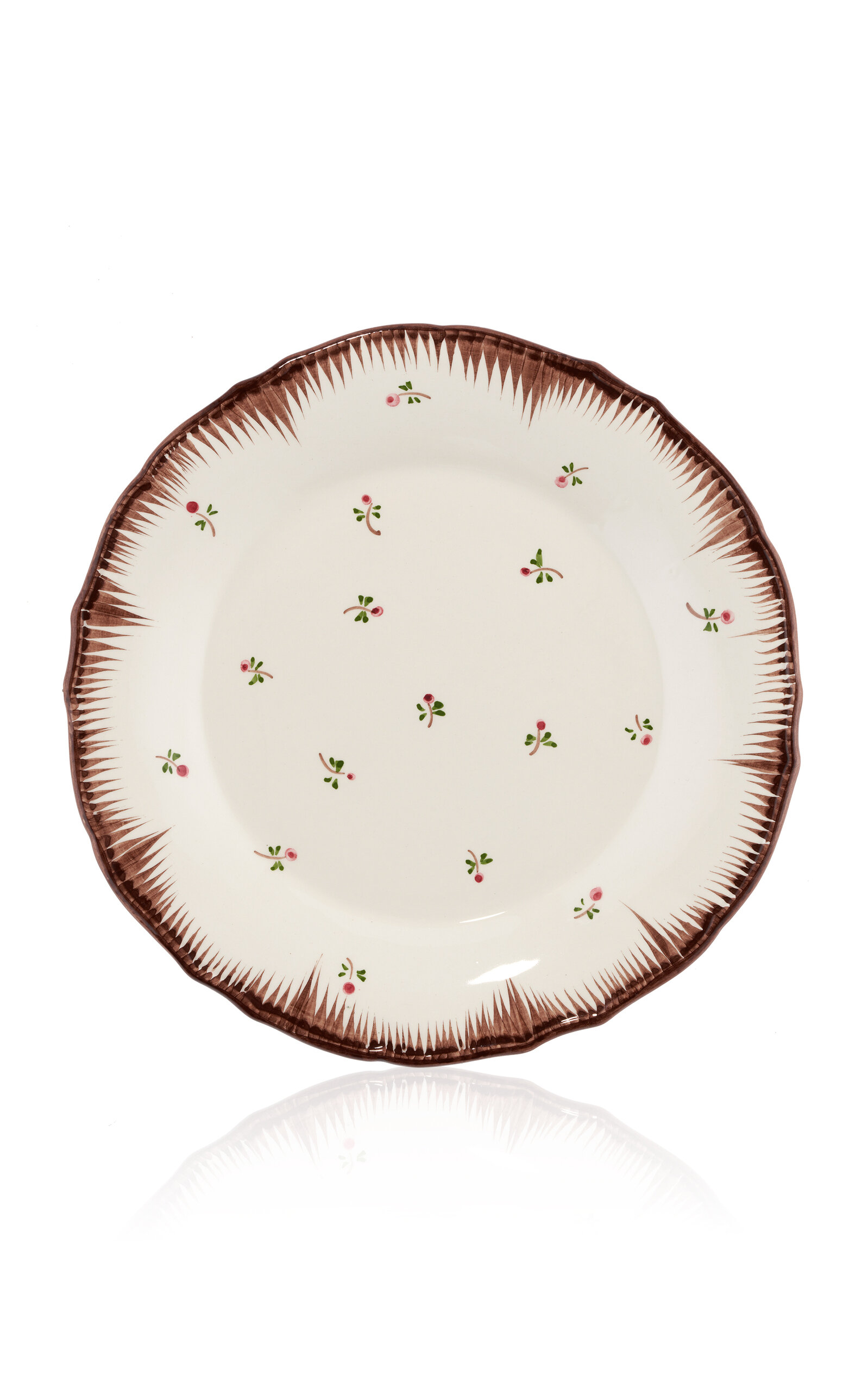 Remy Renzullo X Carolina Irving & Daughters Lily Dessert Plate In Brown