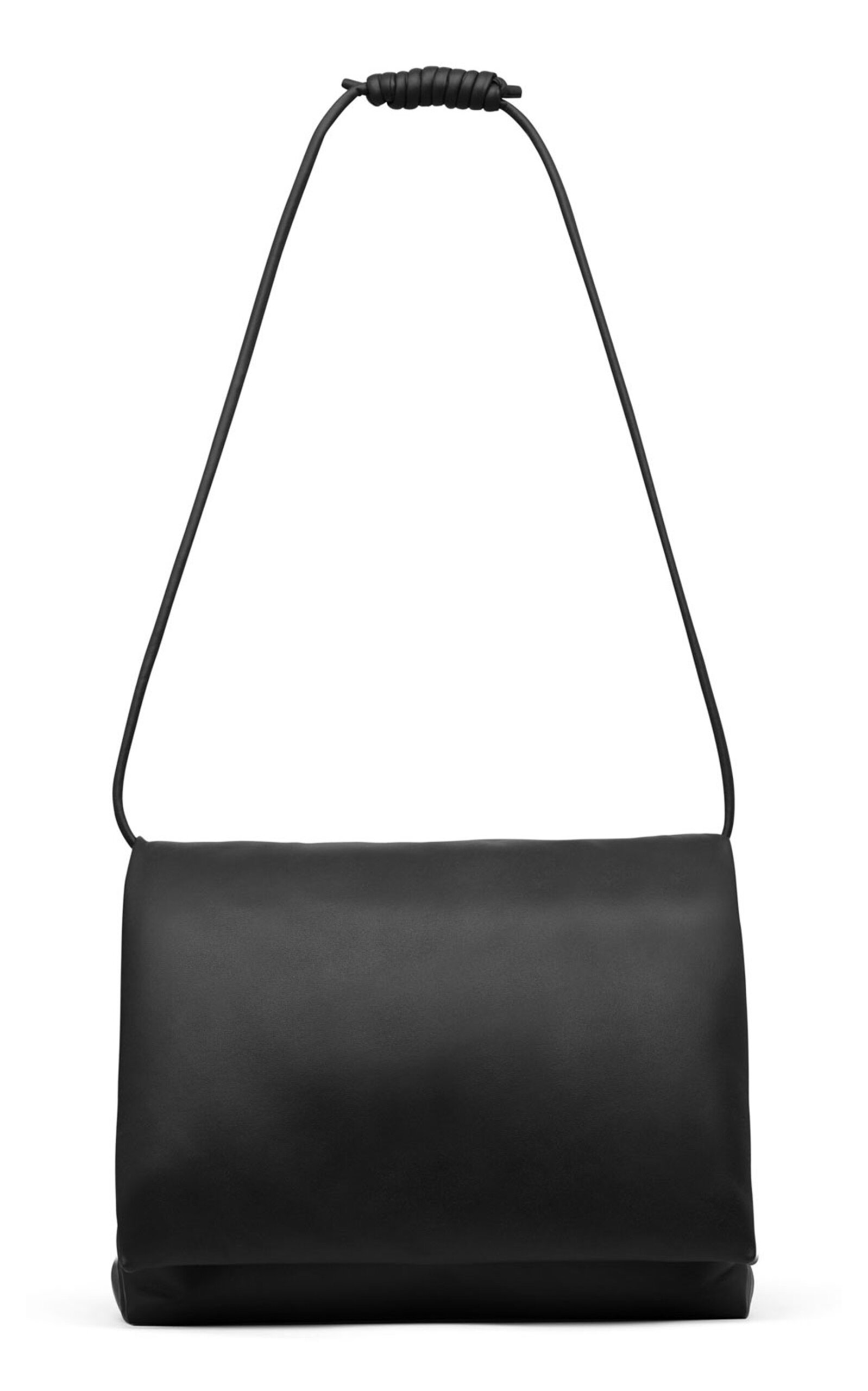 St. Agni Large Soft Leather Pillow Bag - Black - OS