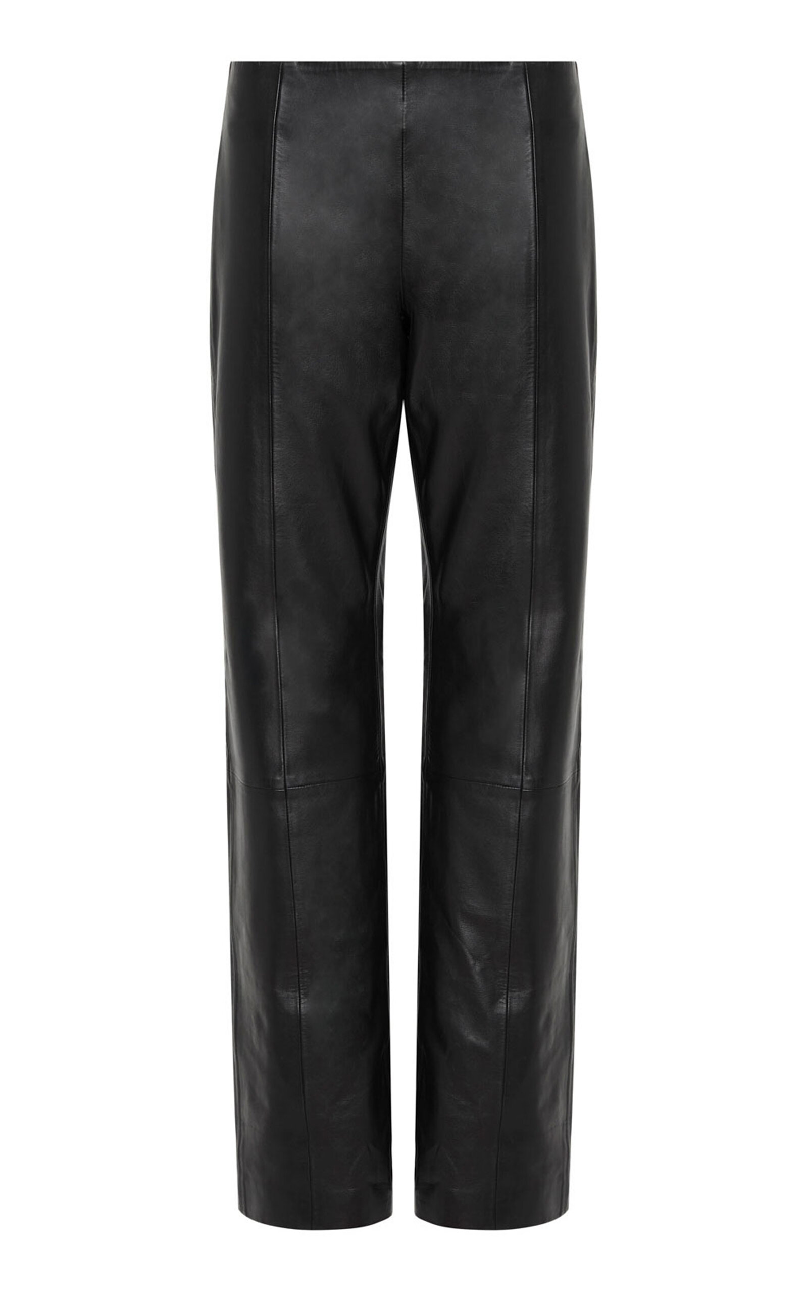 St. Agni Low-Rise Leather Pants