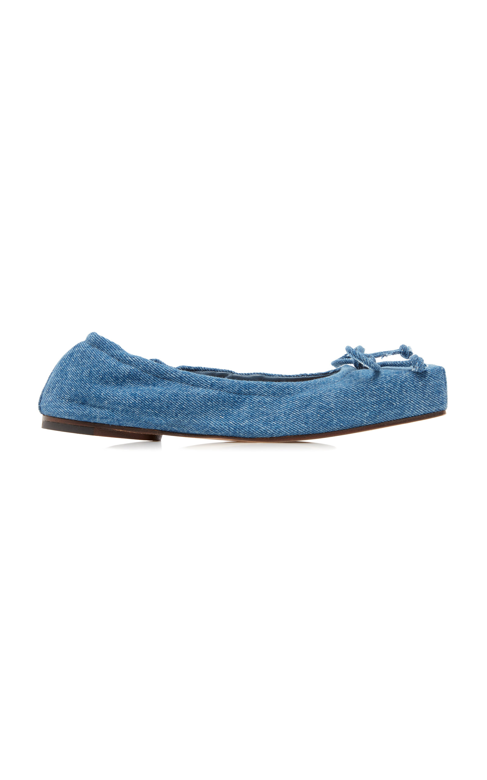 Jacquemus Denim Ballet Flats - Blue