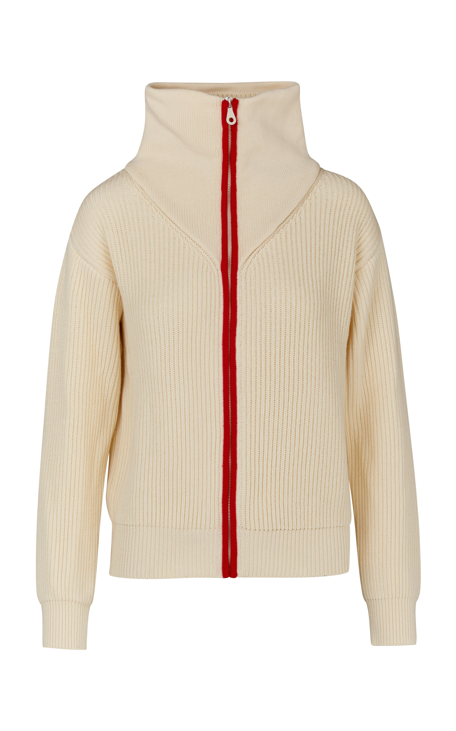 Shop Giuliva Heritage The Leandra Cotton-knit Sweater In Ivory