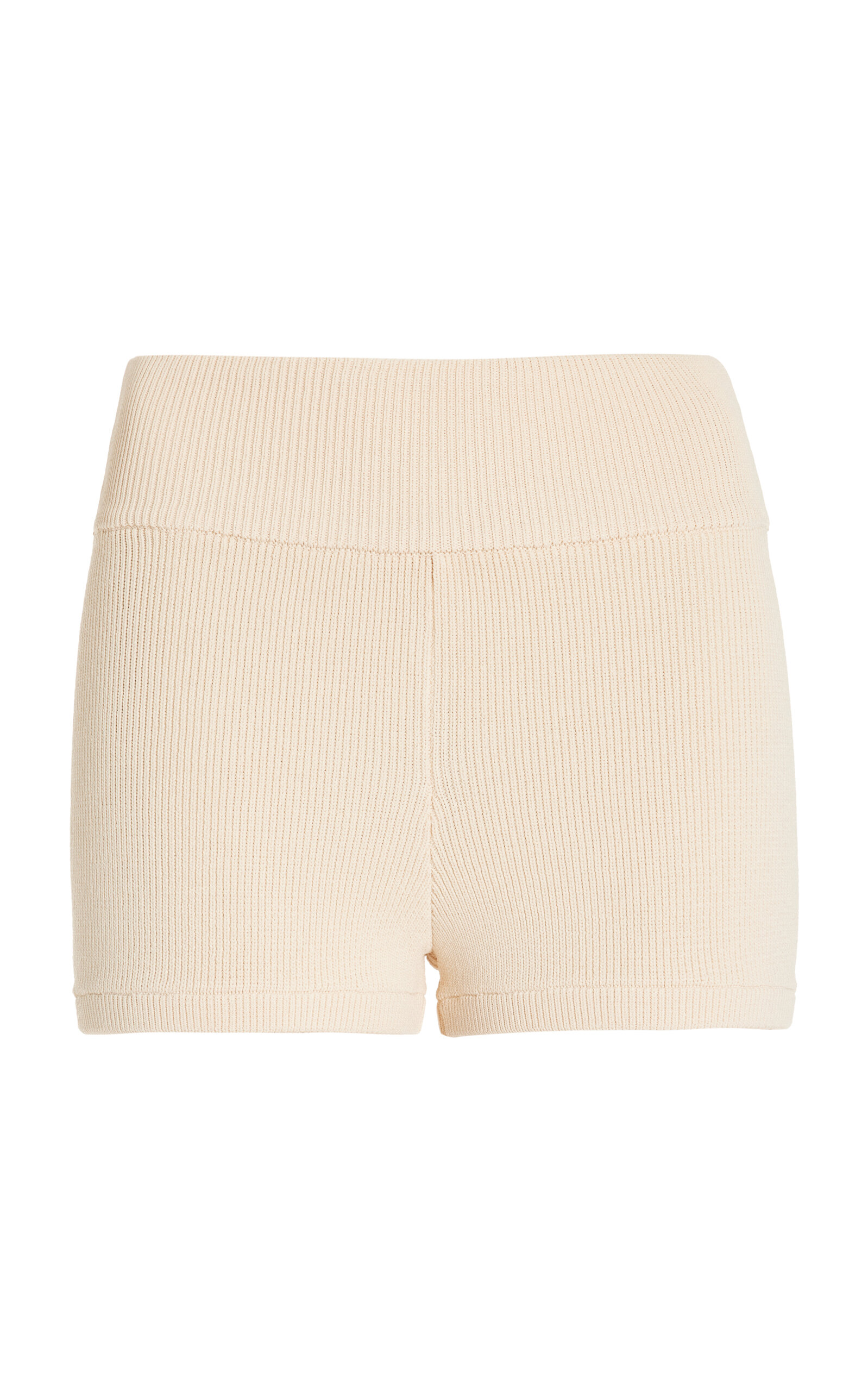 ELCE Sol Ribbed-Knit Shorts - Moda Operandi