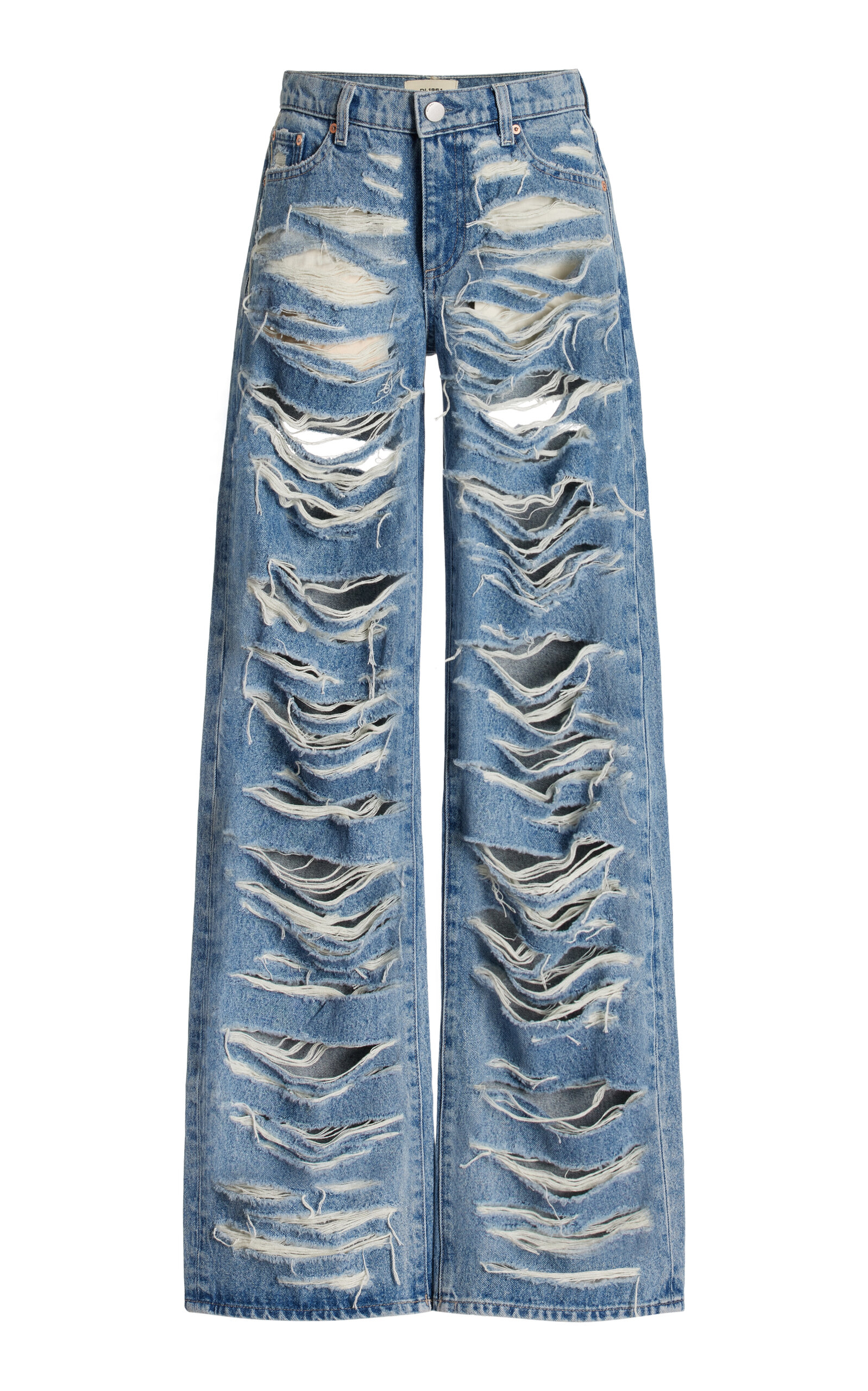 Shop Dl1961 Drue Rigid Low-rise Straight-leg Jeans In Blue