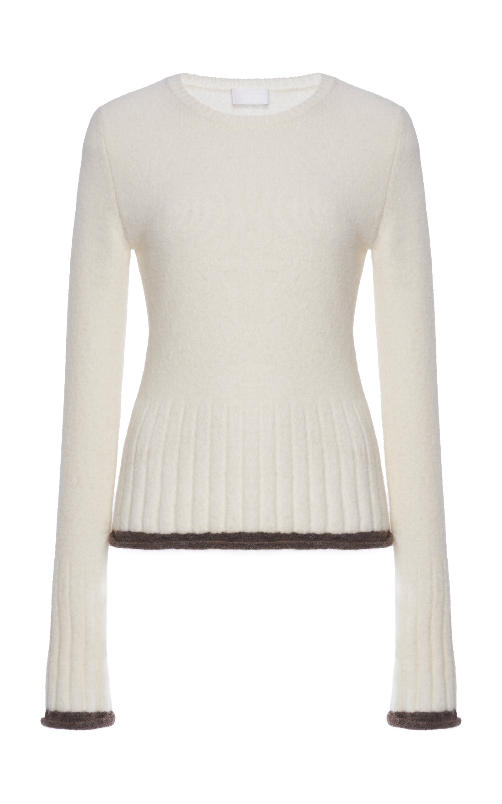 Moncler Knit Alpaca Wool-blend Sweater In White