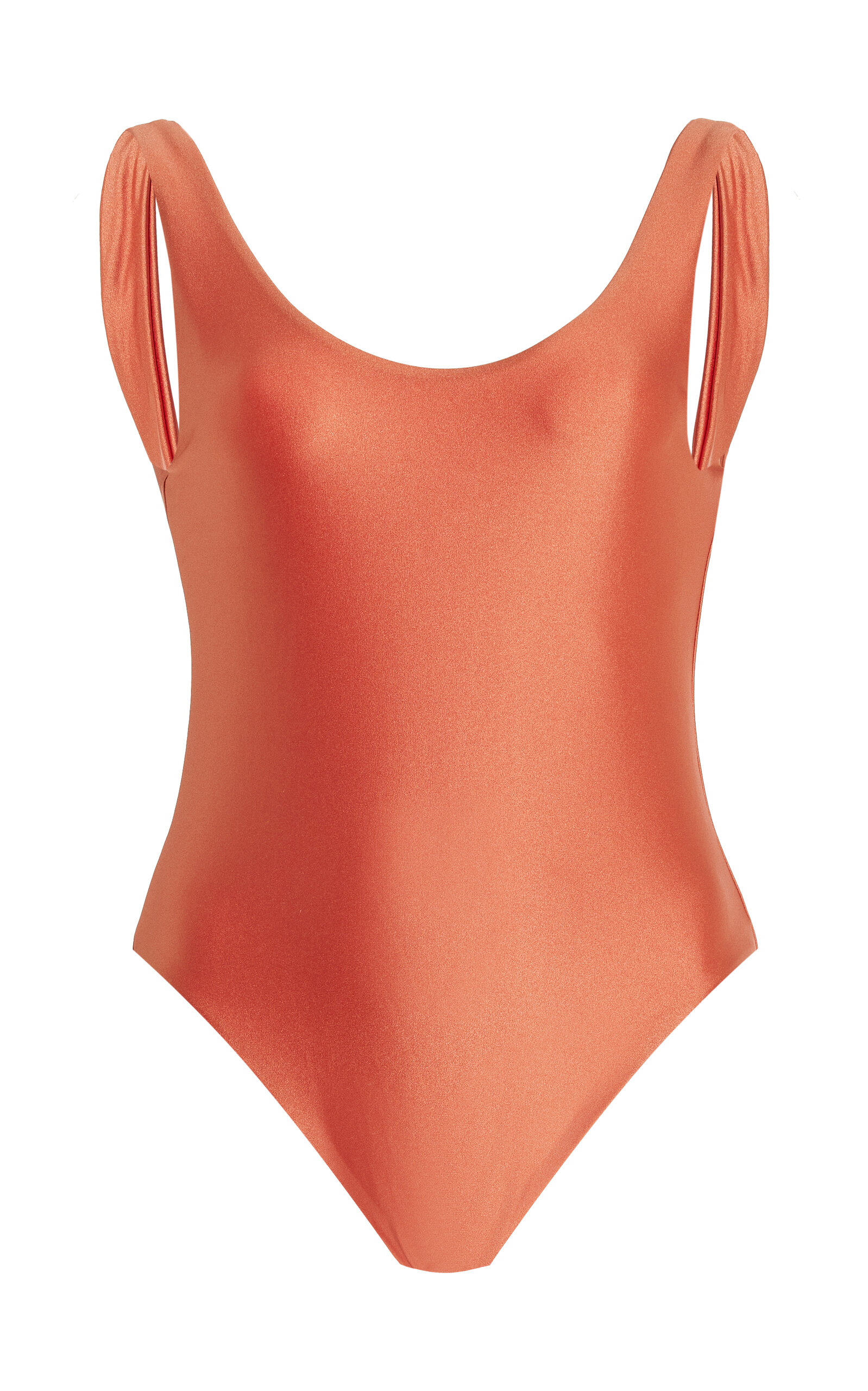Shop Jade Swim Contour One-piece Swimsuit In Orange