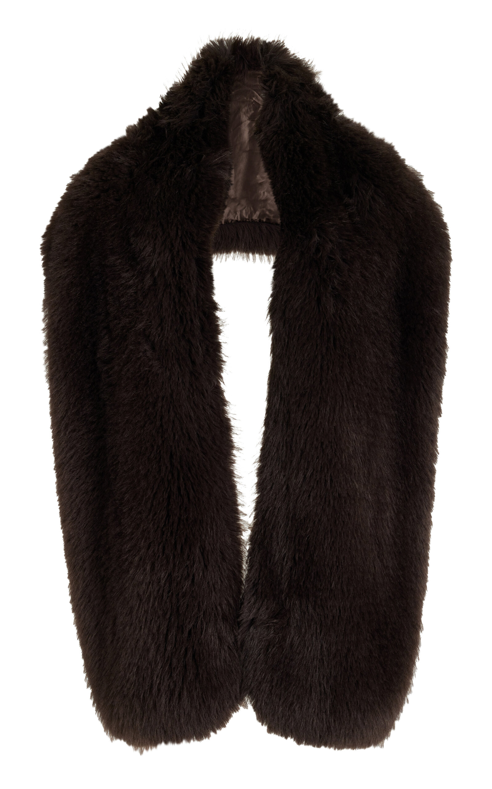Toteme Vegan Fur Stole - Brown - OS - Women's Clothing