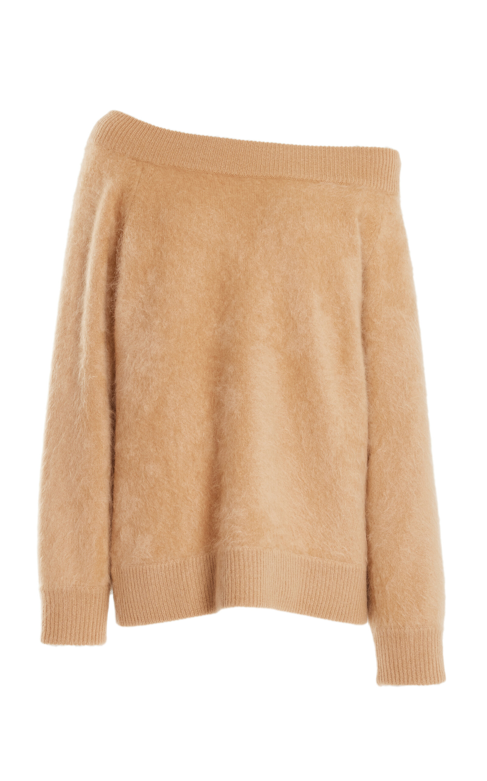 Lisa Yang Kamila Brushed-Cashmere Sweater - Neutral