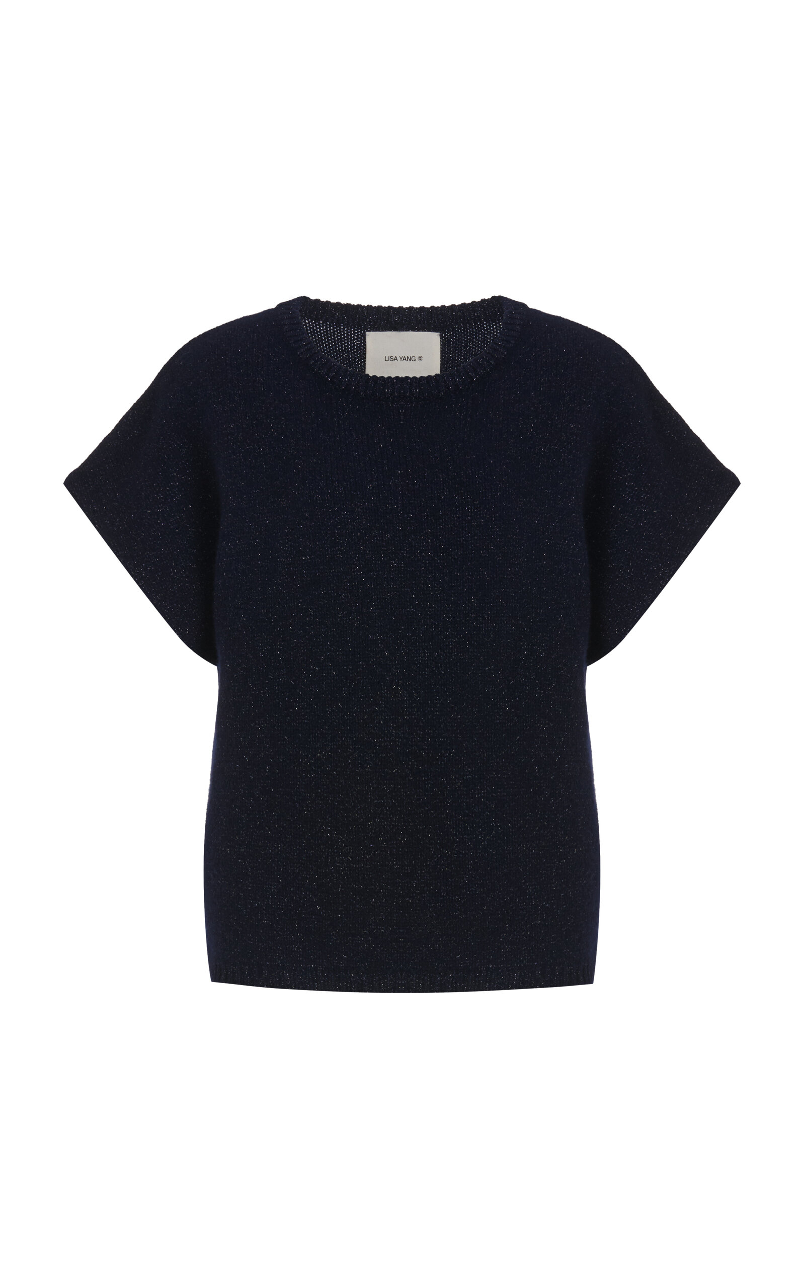 Lisa Yang Lorena Cashmere Top In Blue