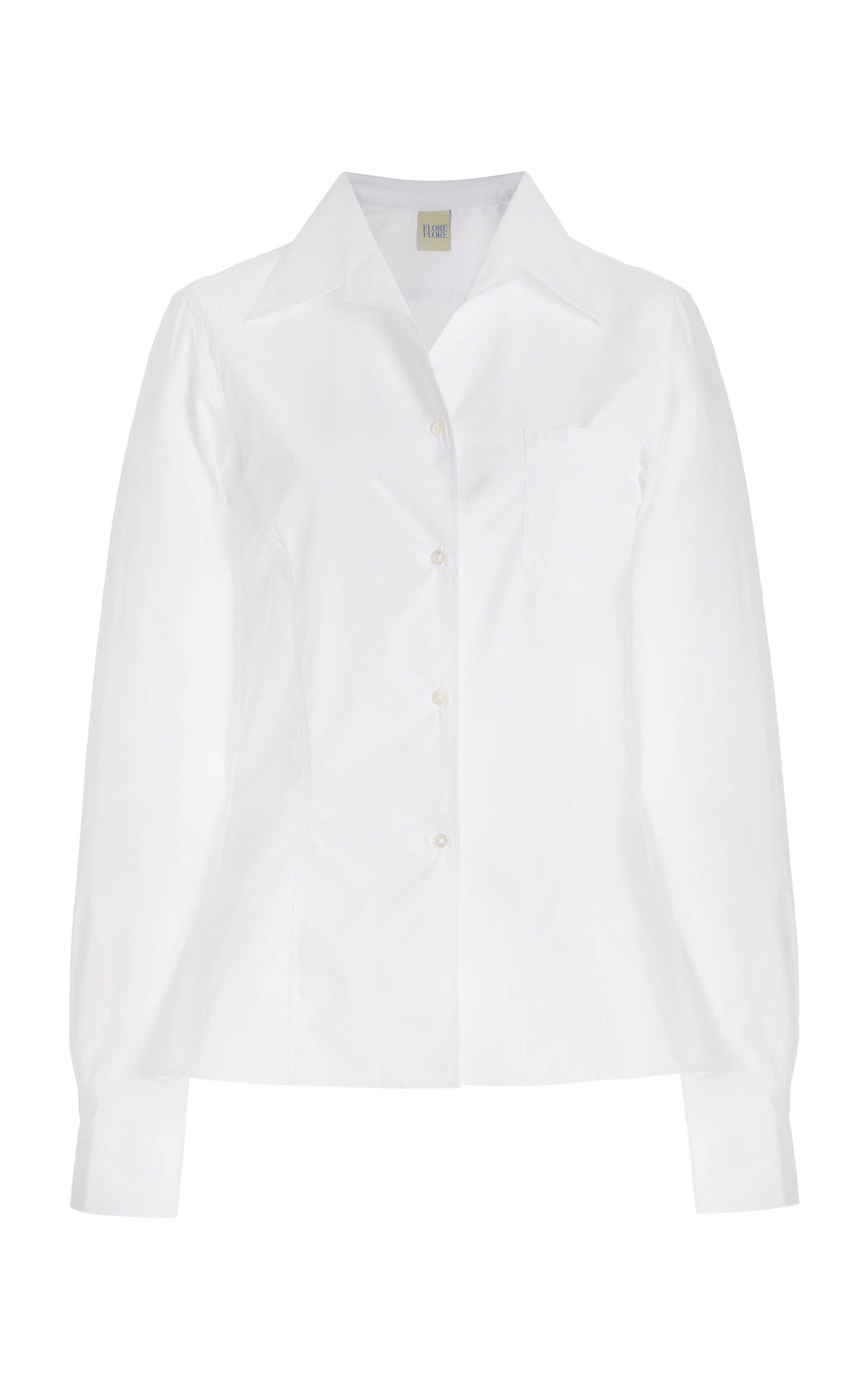 Flore Flore Rosie Cotton Shirt - White - XS - Women's Clothing