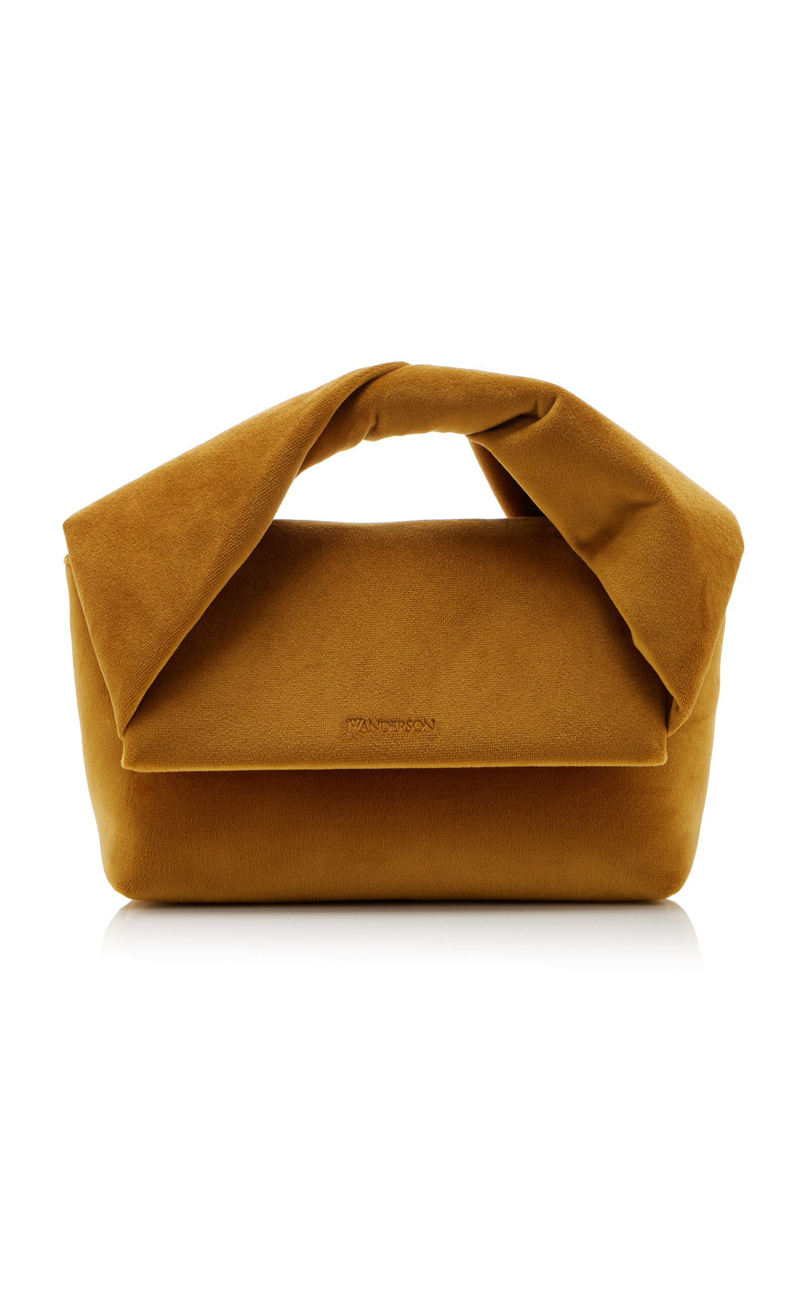 JW Anderson Midi Twister Velvet Bag