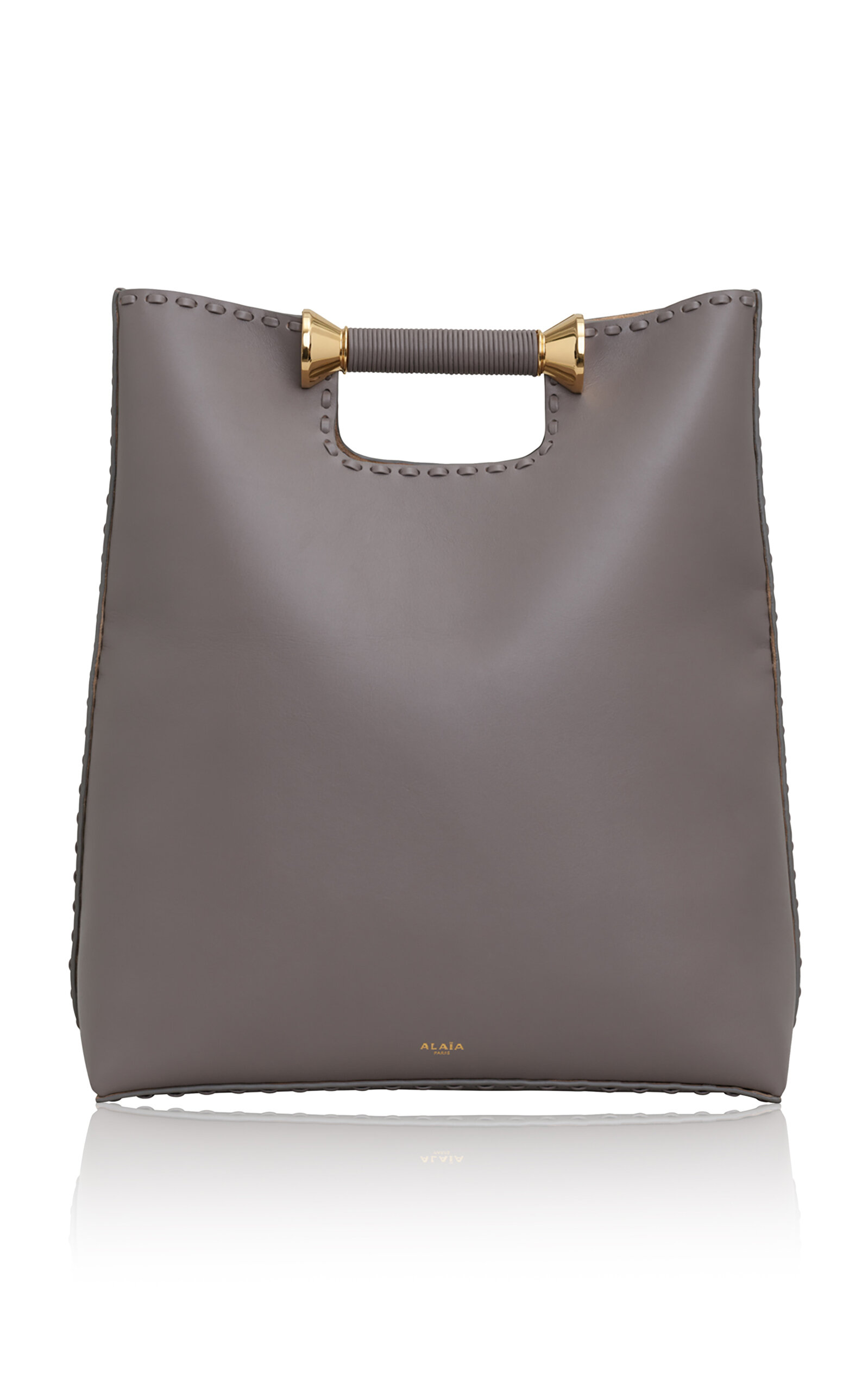 Bobine Folded Leather Tote
