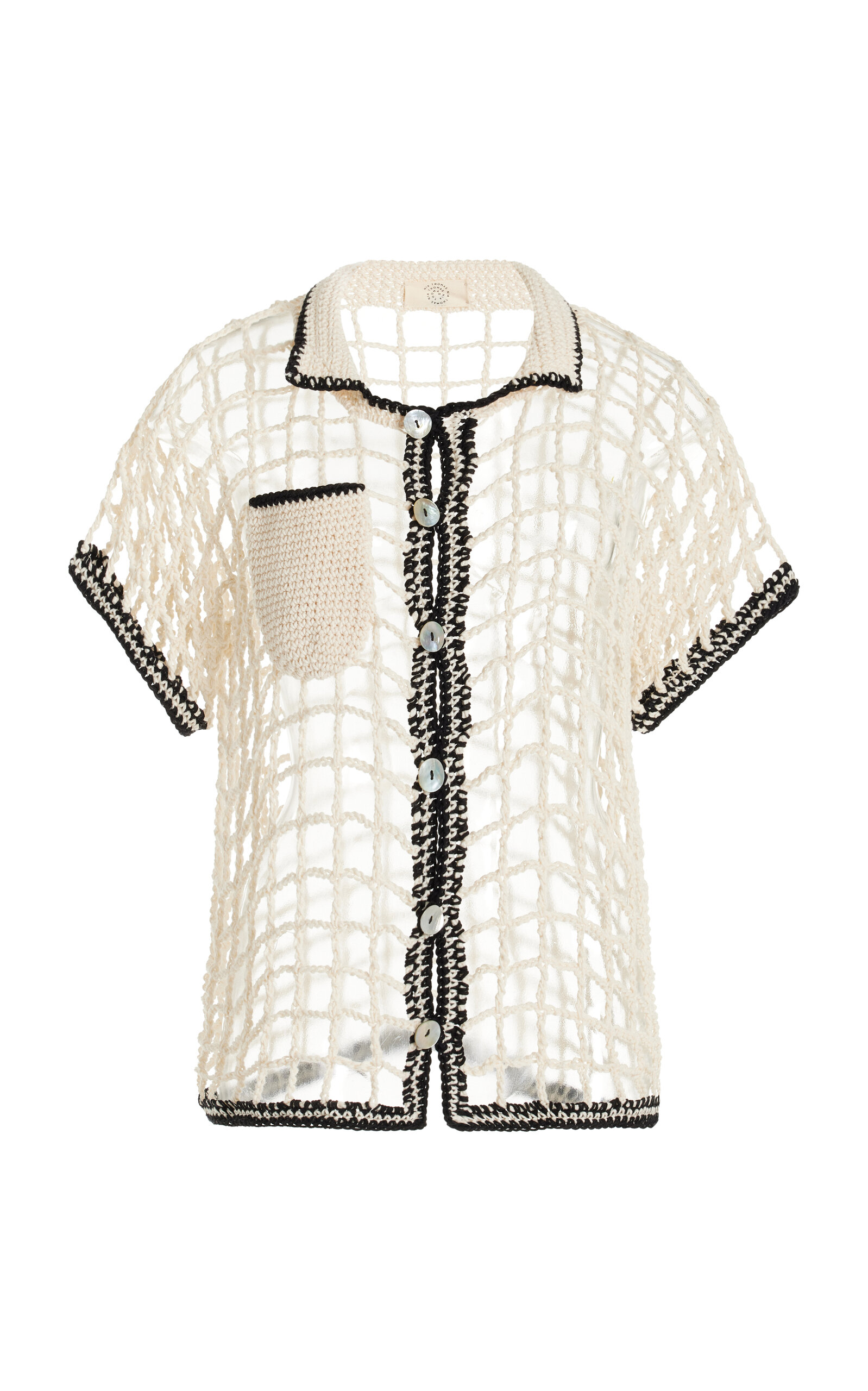 Exclusive Sessa Crocheted-Cotton Shirt
