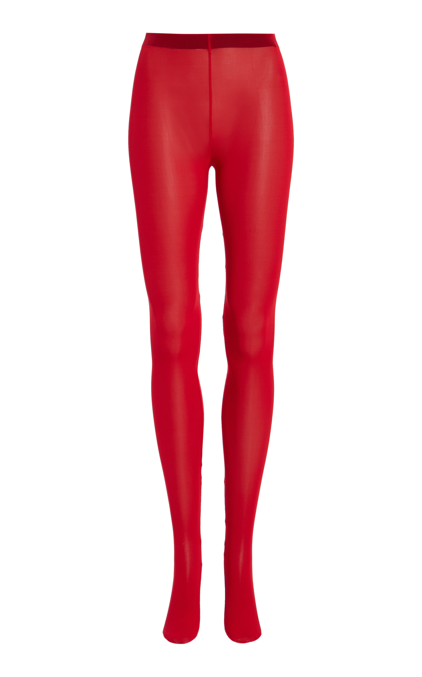 Wardrobe.nyc Sheer Tights In Red