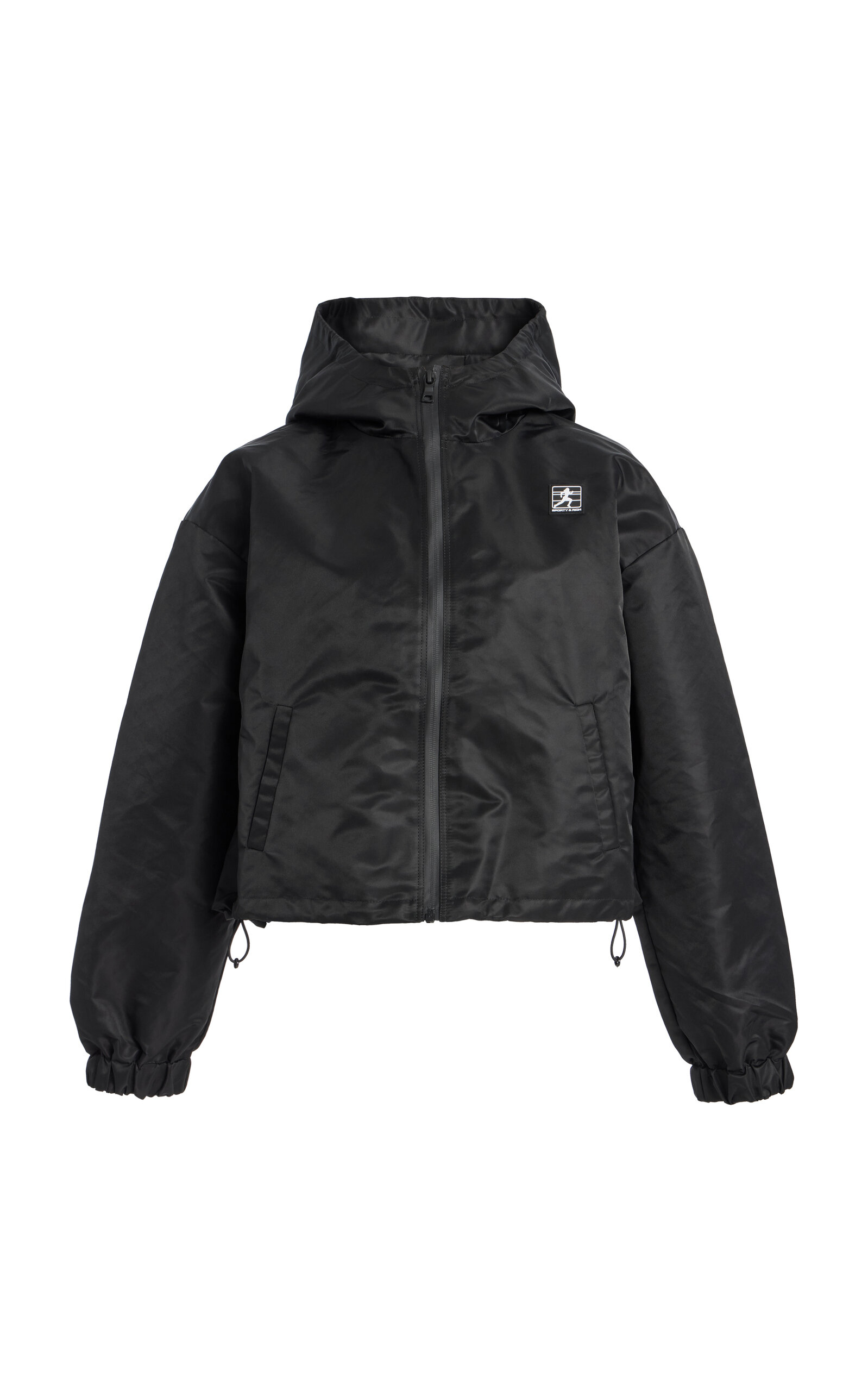 Sporty And Rich Running Woman Windbreaker In Black
