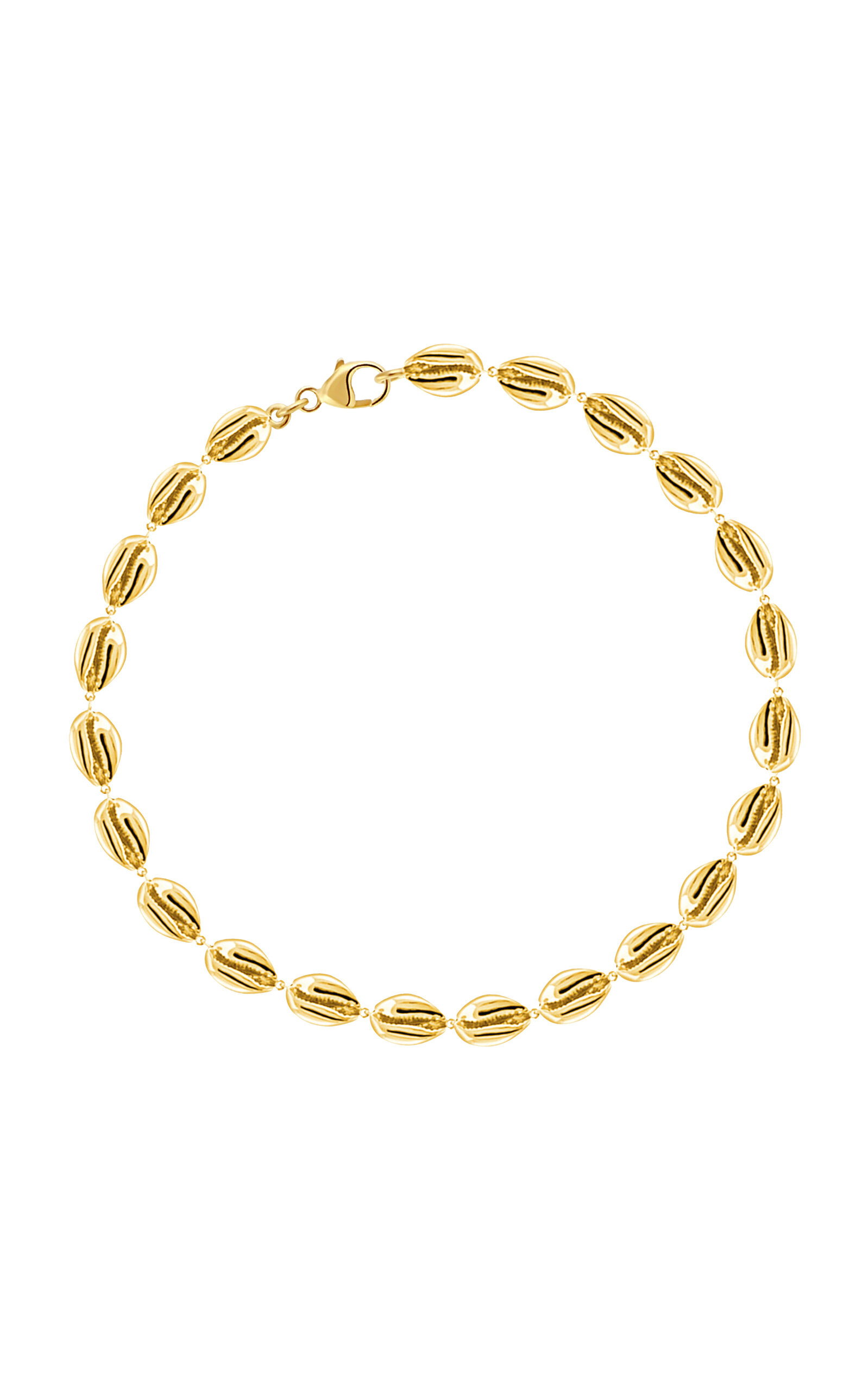 Shop Almasika 18k Yellow Gold Le Cauri Tennis Bracelet