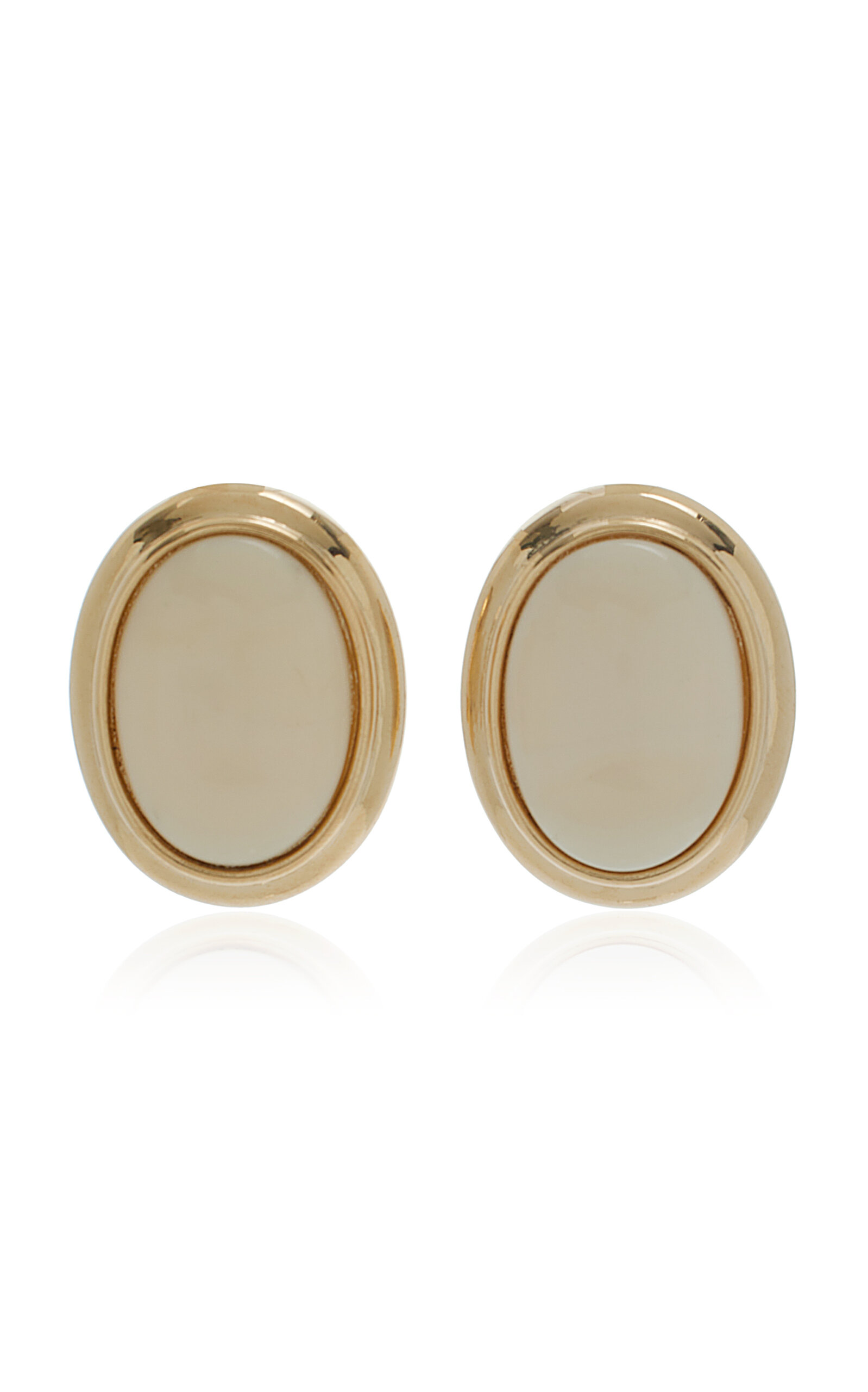 Ben-amun Exclusive Gabrielle Silver-tone Stone Earrings In Gold