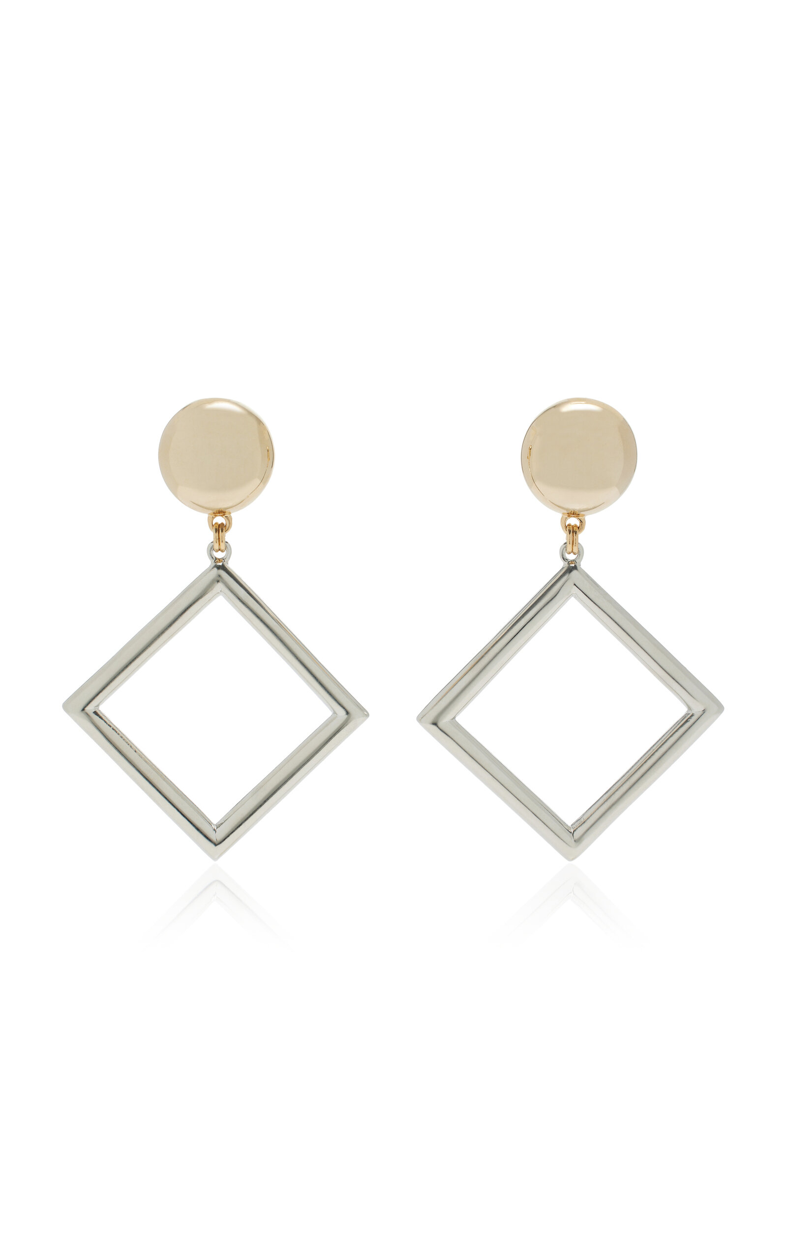 Ben-amun Exclusive Gold And Silver-tone Earrings In Blue