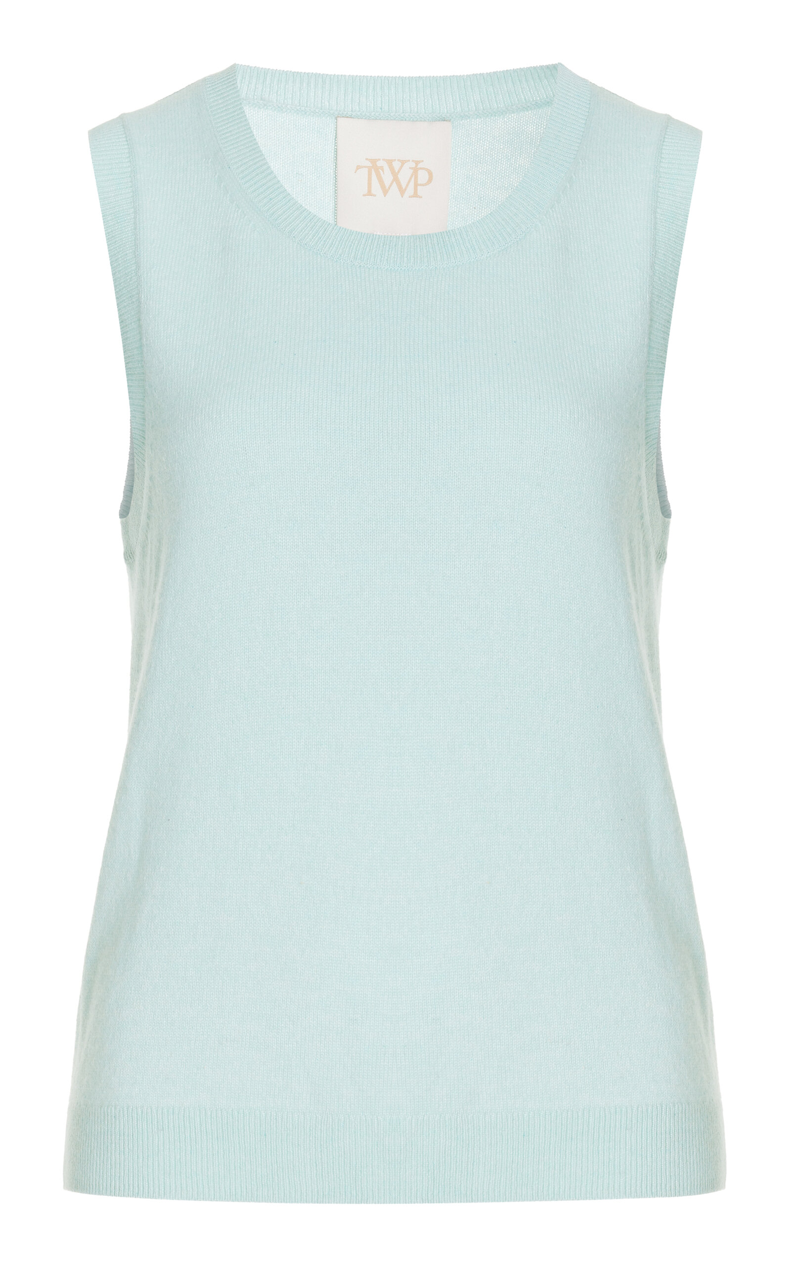 Twp Jenny's Cashmere Tank Top In Light Blue