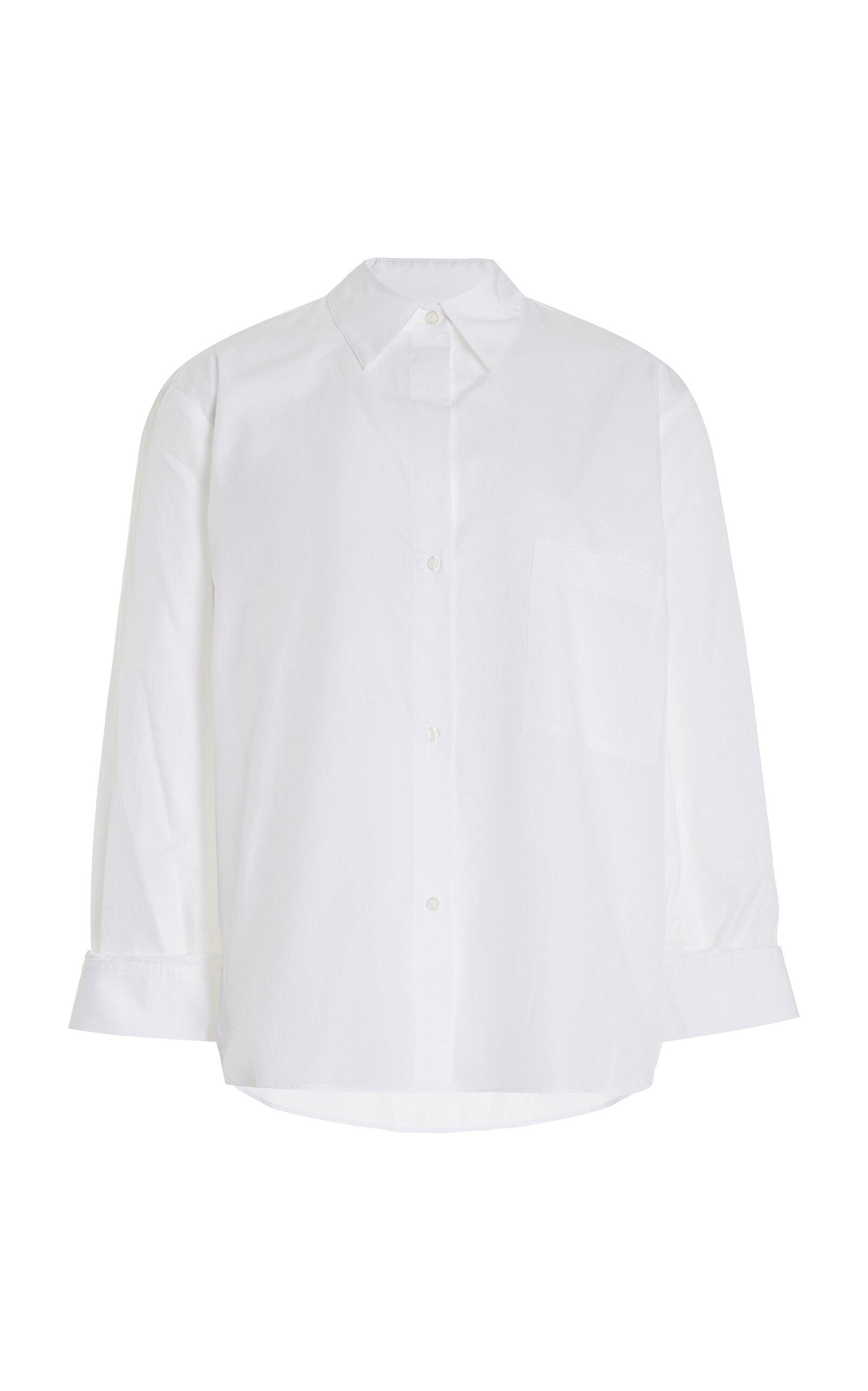 Twp New Morning After Oversized Silk Shirt In White