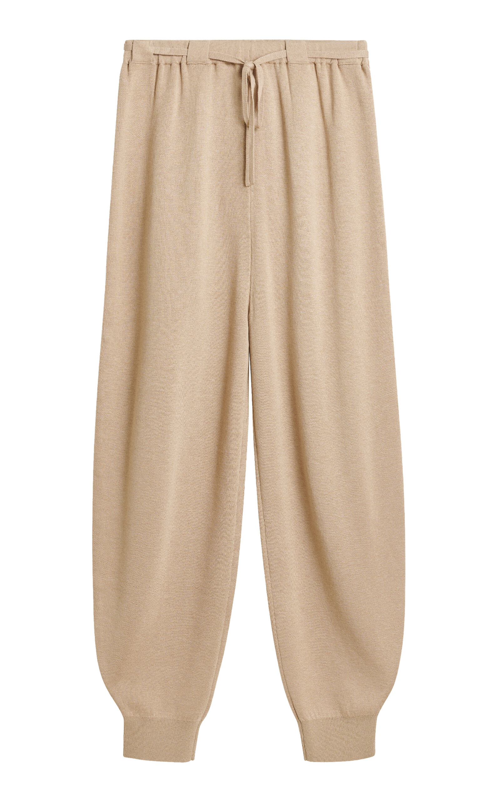 By Malene Birger Wool Relaxed Fit Jogging Trousers In Neutral