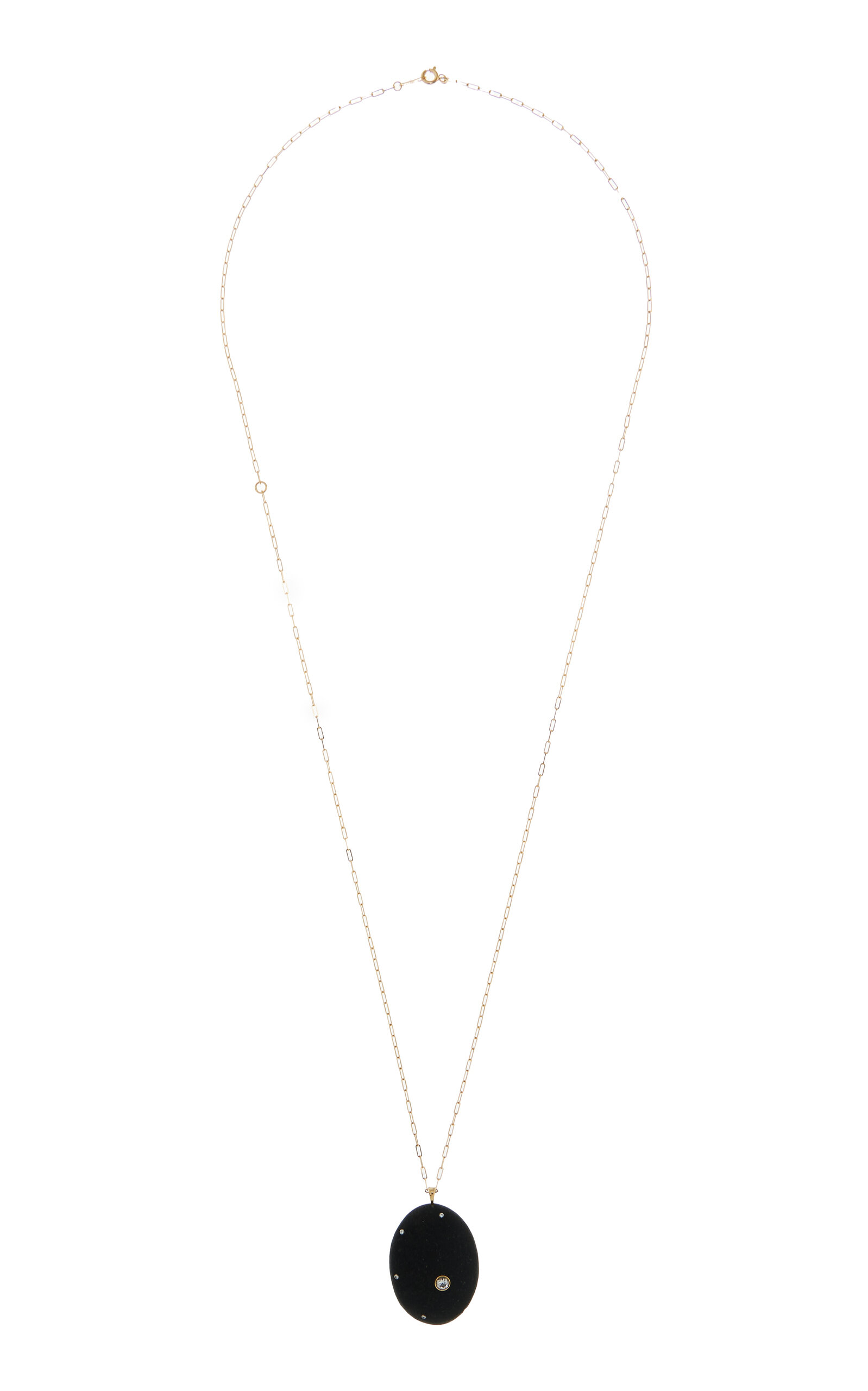 Shop Cvc Stones Mara One-of-a-kind 18k Yellow Gold Diamond Necklace
