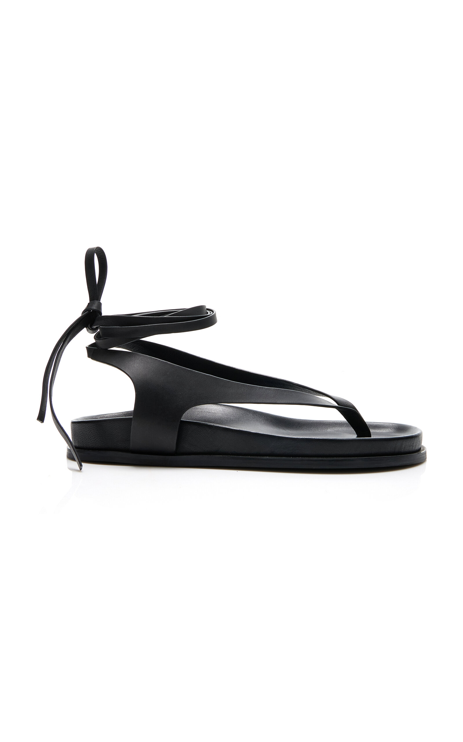 A.Emery A.Emery - Shel Leather Sandals - Black - IT 40