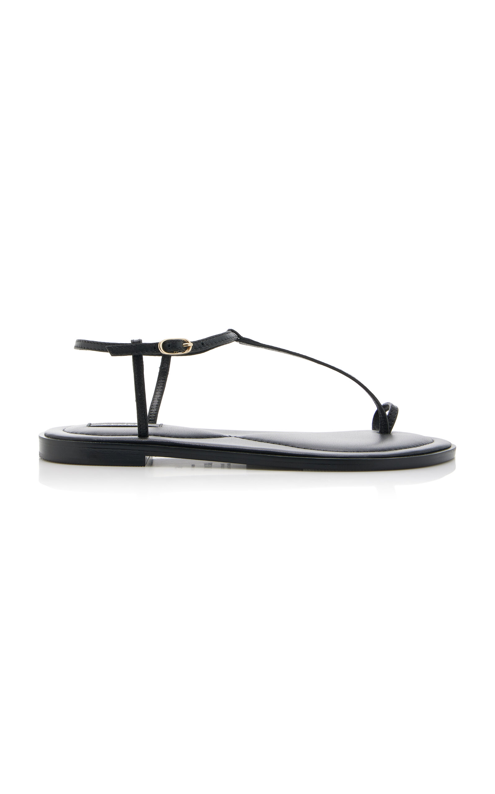 Shop A.emery Suvi Leather Sandals In Black