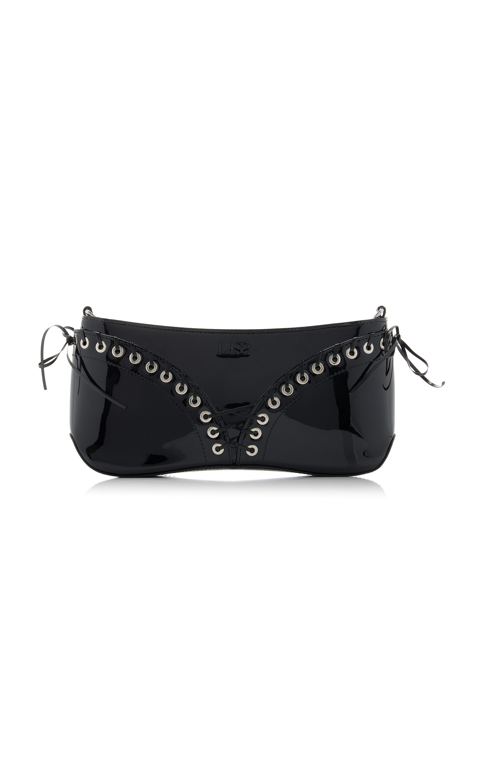 Ludovic de Saint Sernin - Cleavage Patent Leather Bag - Black - OS - Only At Moda Operandi