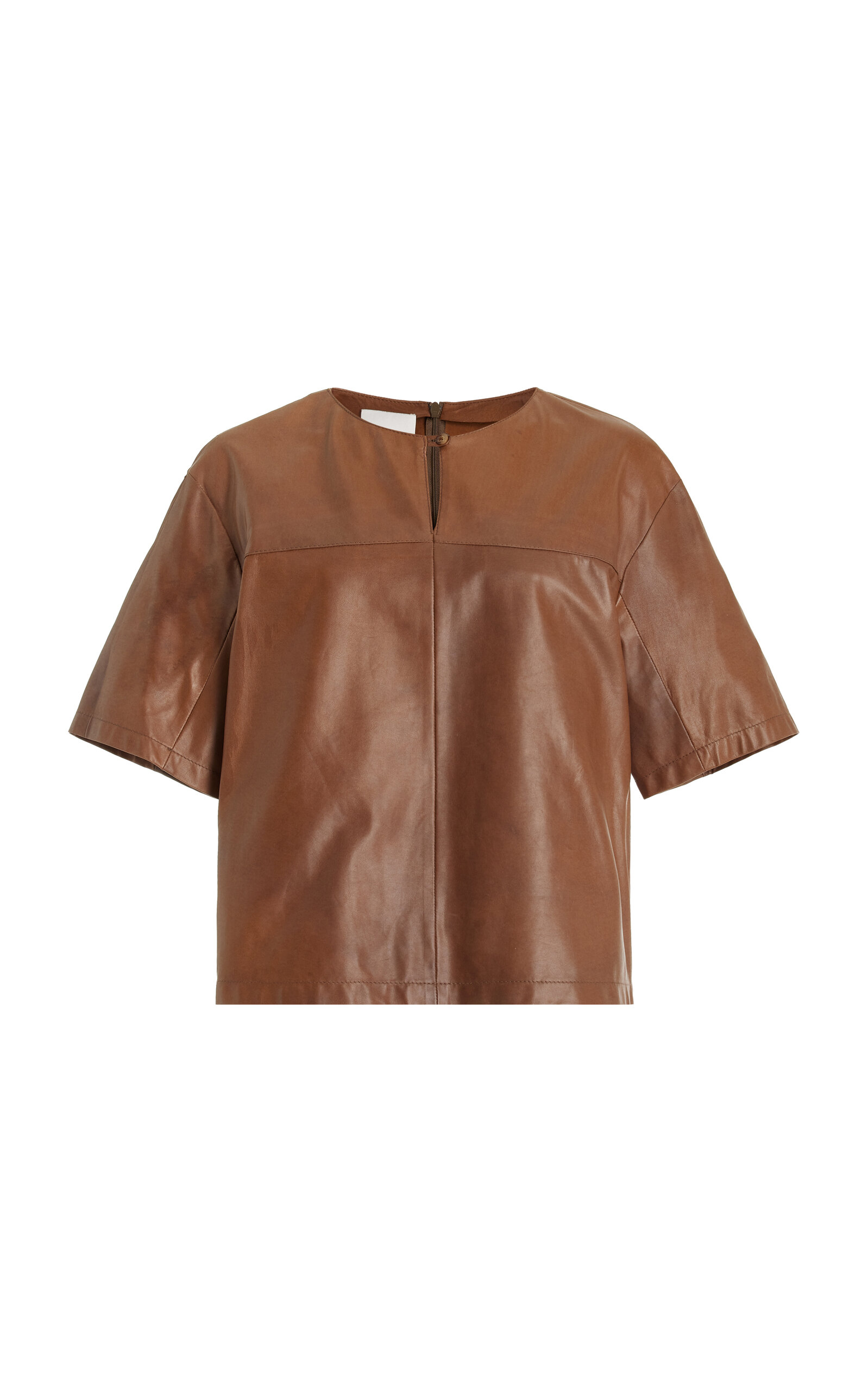 TWP CATE LEATHER TOP