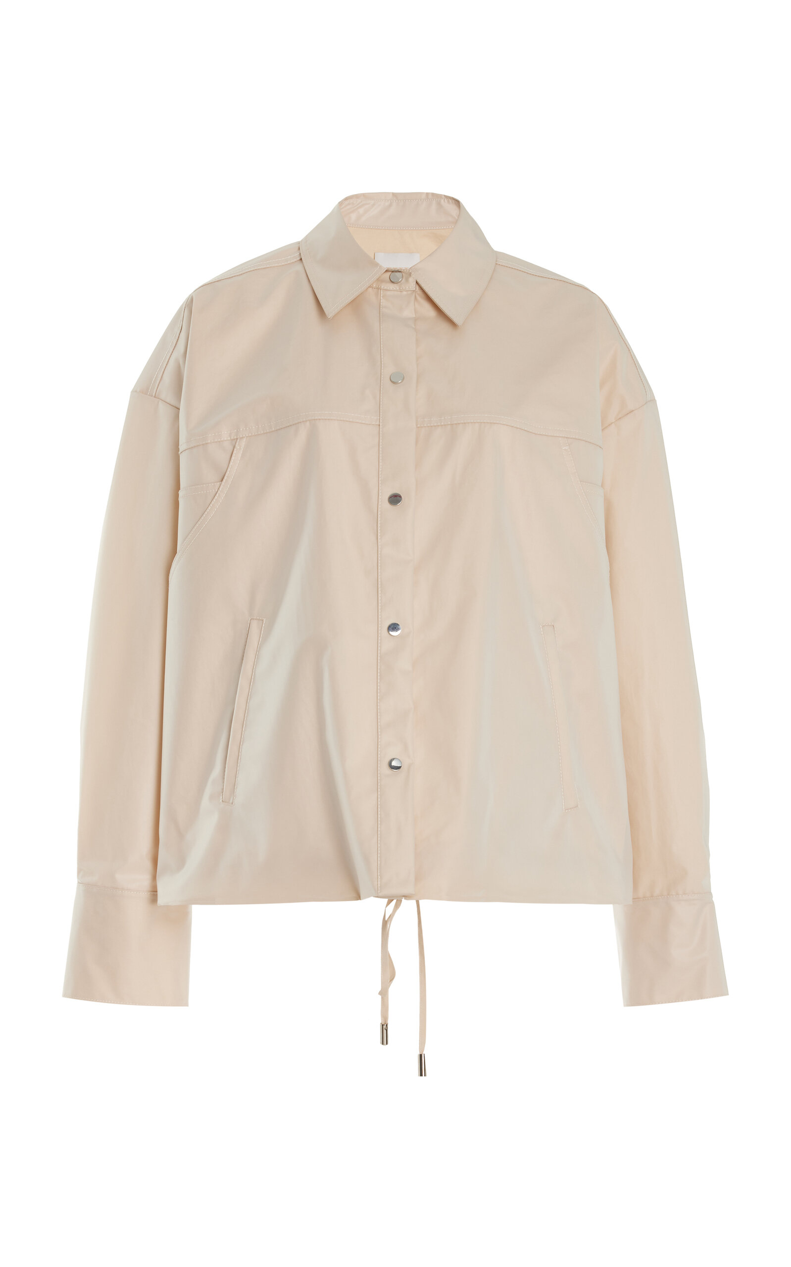 Twp A Rainy Day Water-resistant Bomber Jacket In Nude