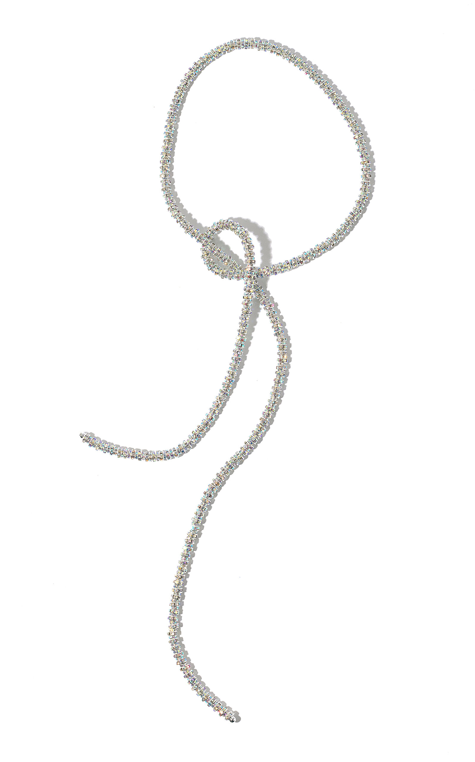 Pearl Octopuss.y Skinny Serpent Chain Wrap Necklace In Silver