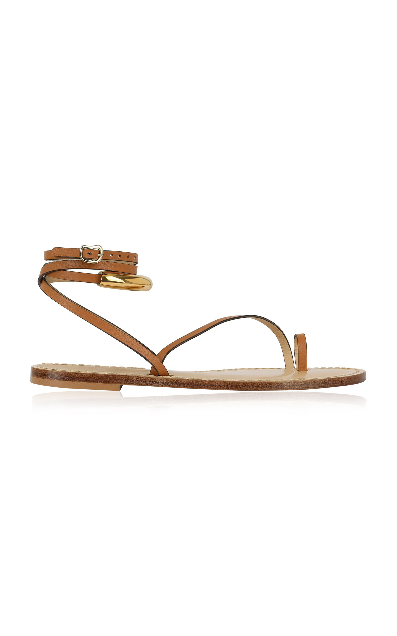 Amanu The Kalahari Leather Sandals In Brown