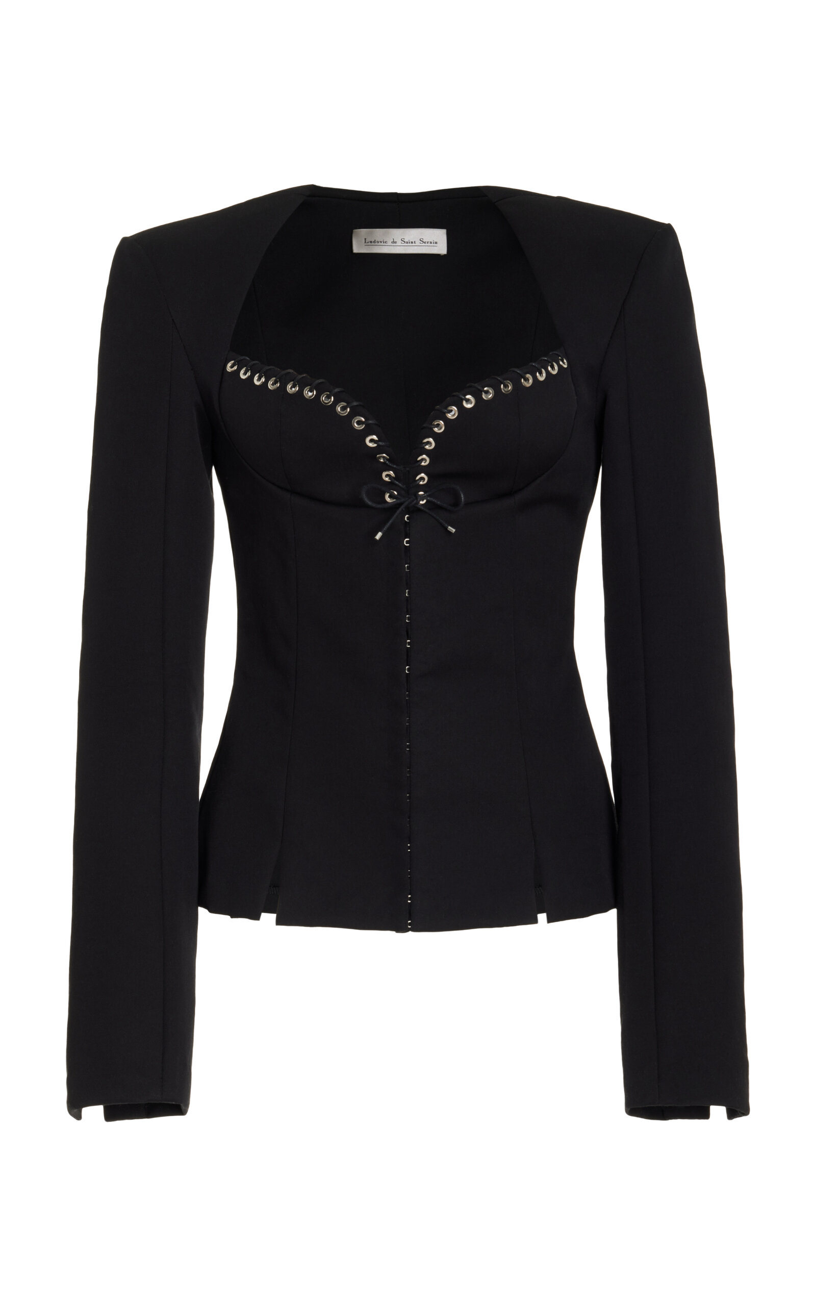 LUDOVIC DE SAINT SERNIN REBECCA COTTON TWILL BLAZER