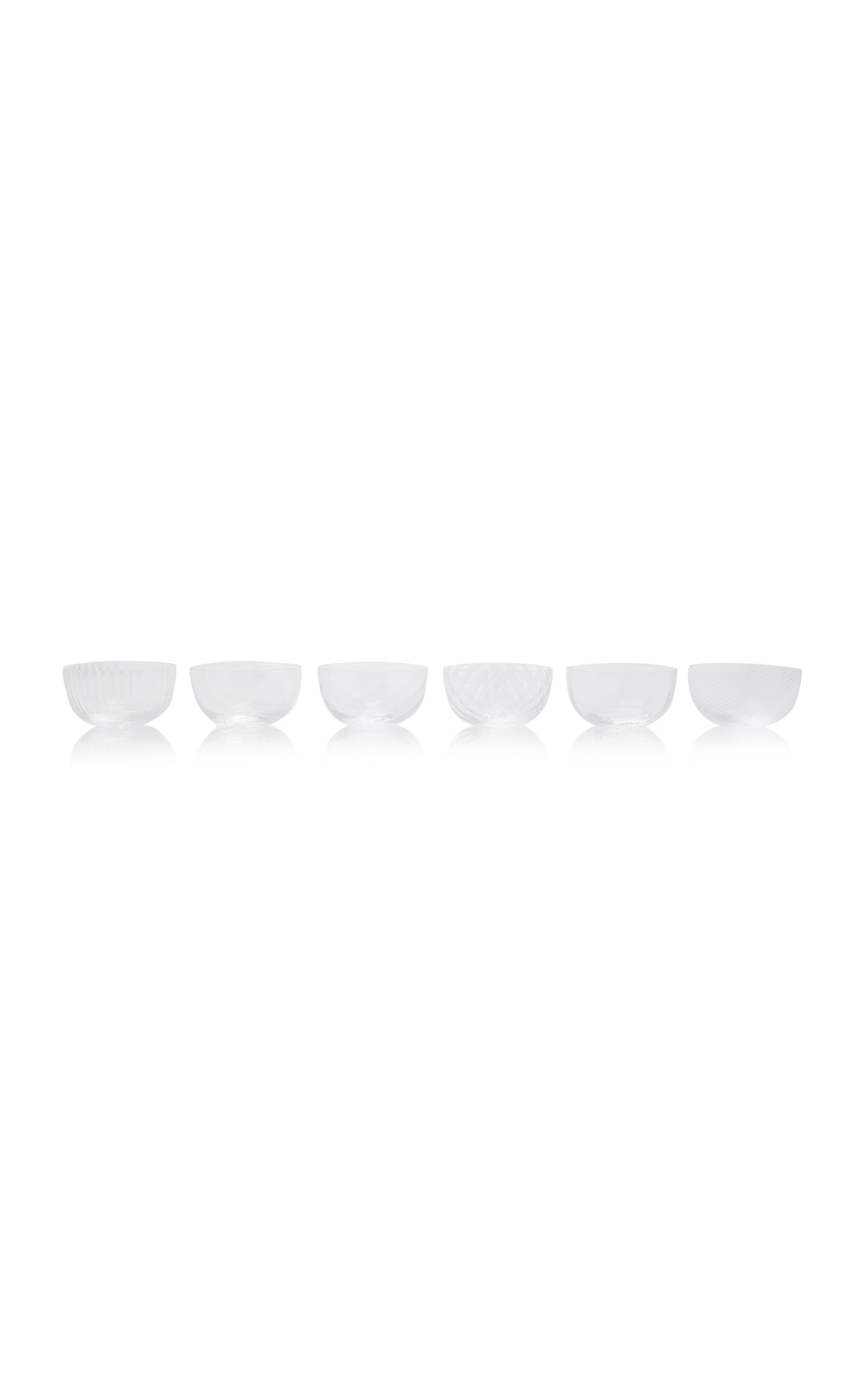Nasonmoretti Set-of-six Idra Murano Dessert Cups In White