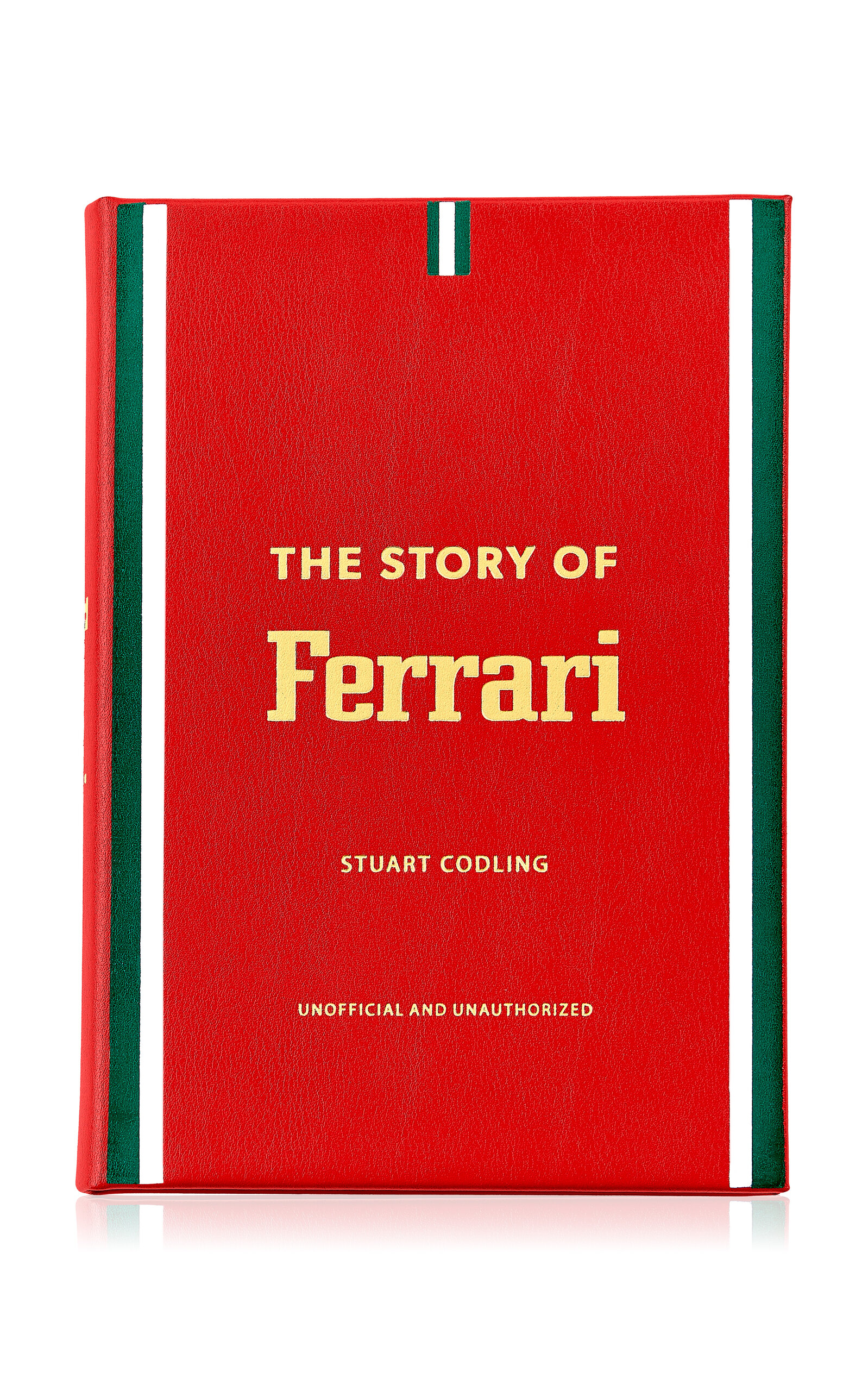 Graphic Image The Story of Ferarri Leather-Bound Book - Multi