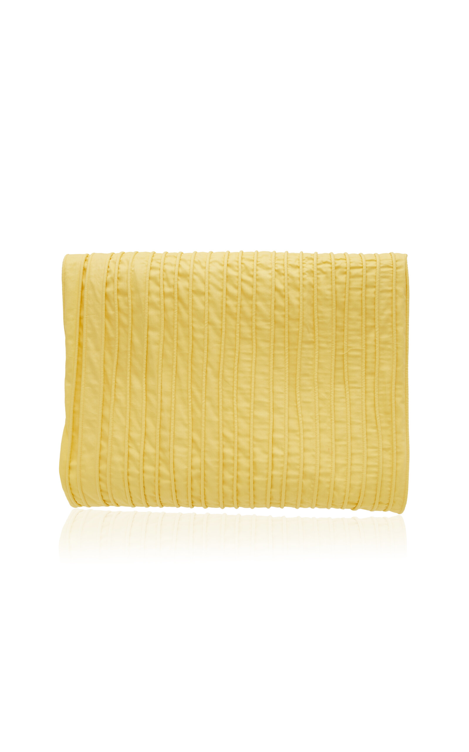 Shop Vis-a-vis Paris Montagne Russe Satin Queen Throw Blanket In Yellow