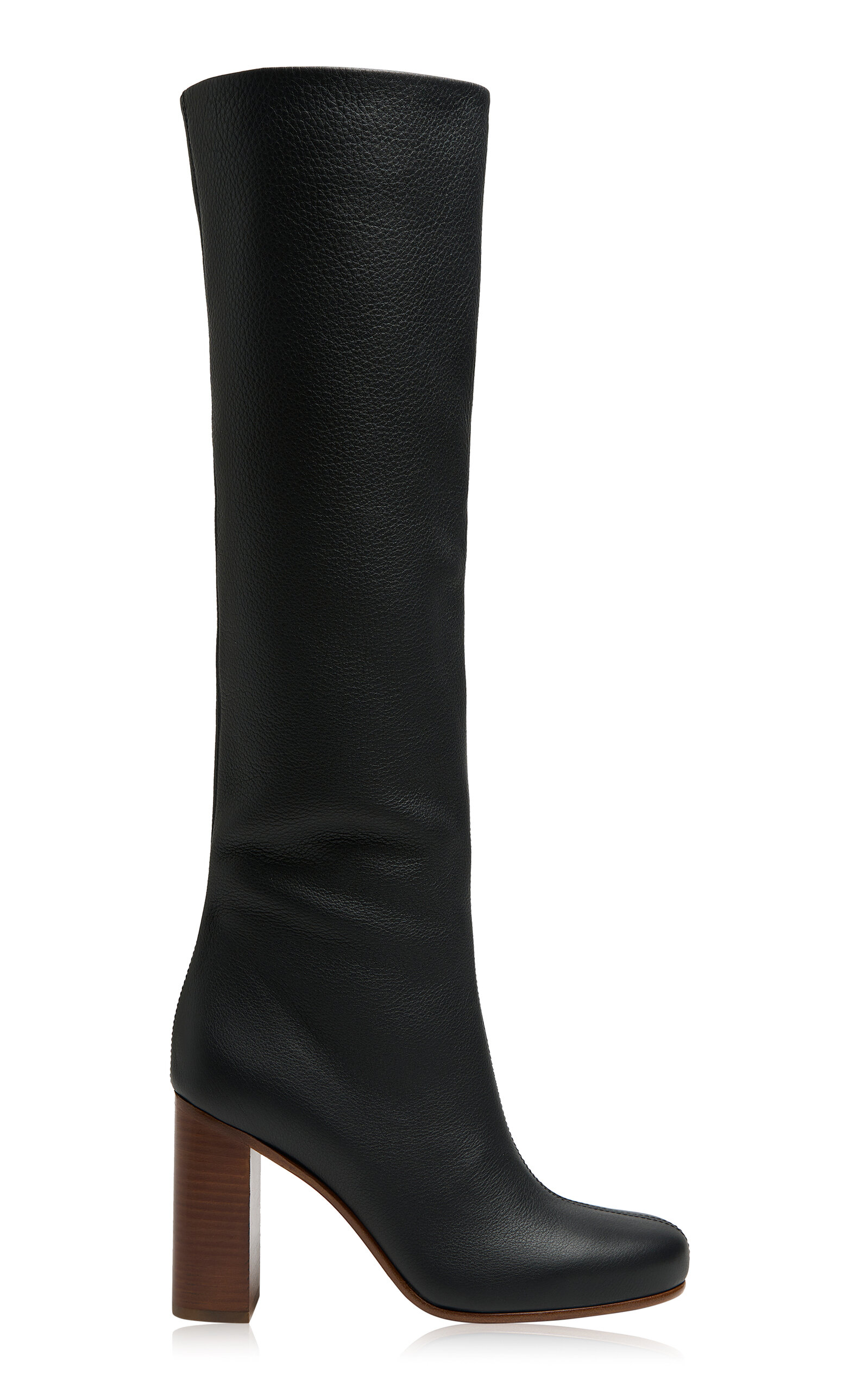 Khaite Willow Leather Knee Boots