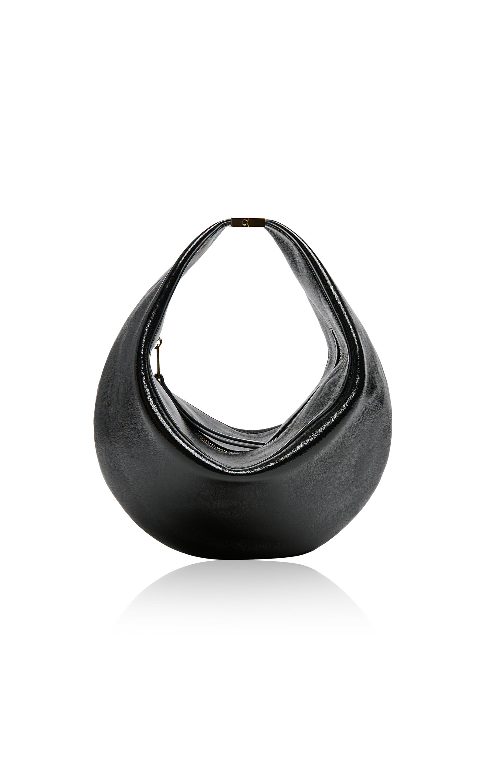 Khaite Olivia Small Leather Hobo Bag