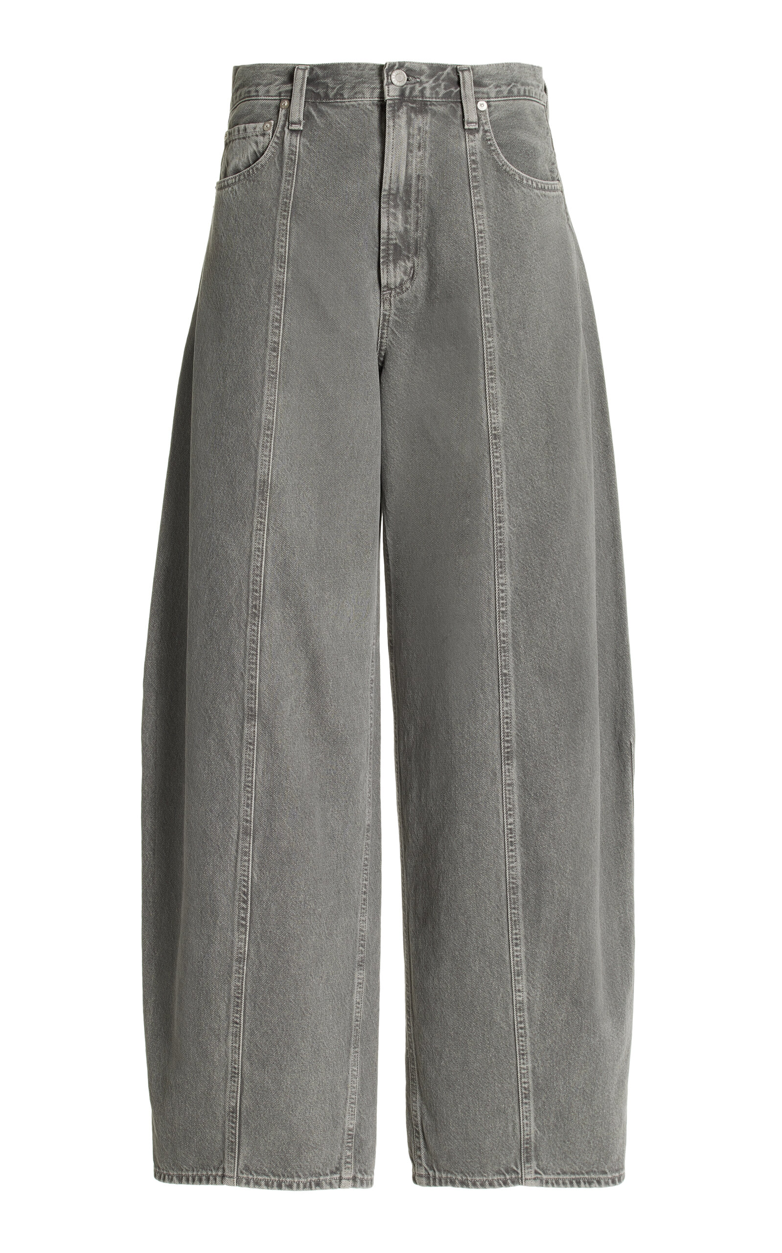 AGOLDE KRISTEN RIGID HIGH-RISE TAPERED-LEG JEANS