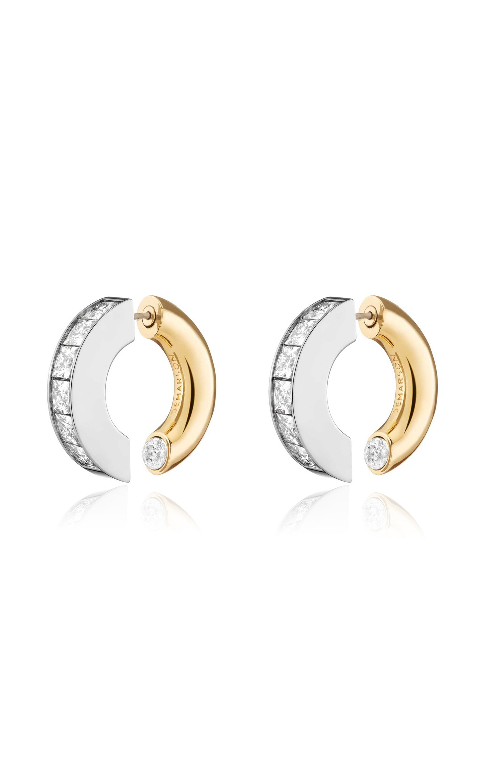 Shop Demarson Lola Crystal 12k Gold-plated Earrings