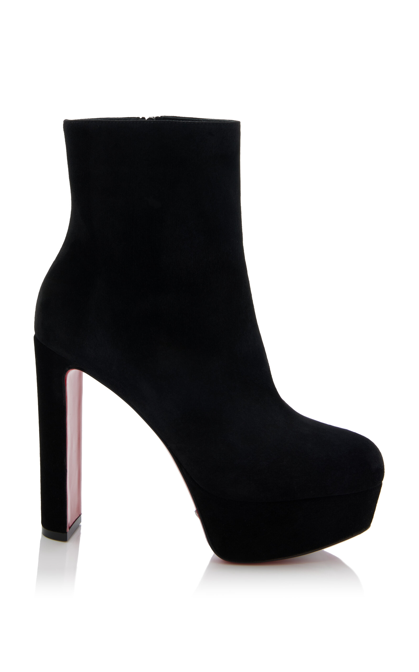 Christian Louboutin Loo 130mm Veau Velours Ankle Boots