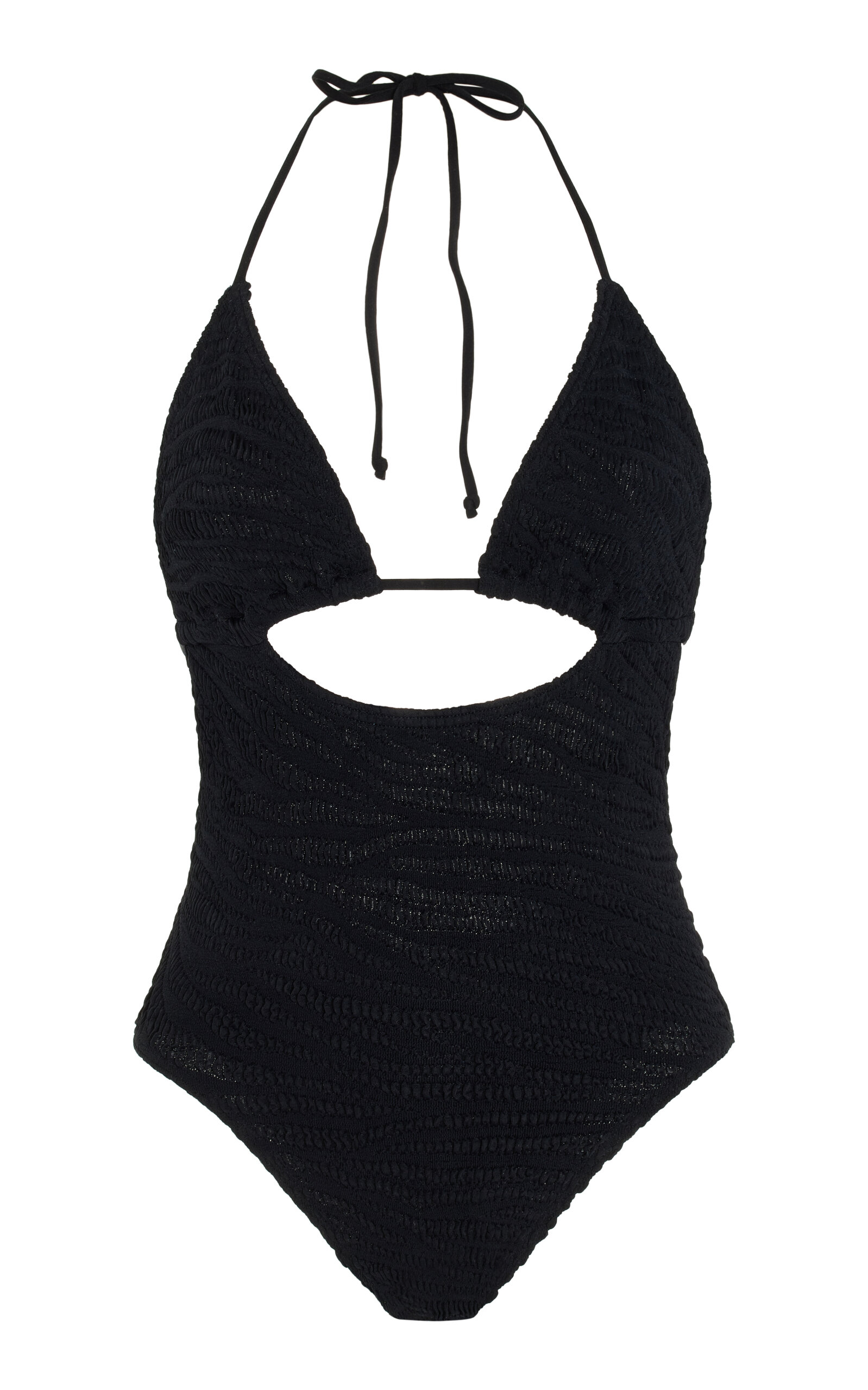 Bondeye Fowler Cutout One-piece Swimsuit In Black