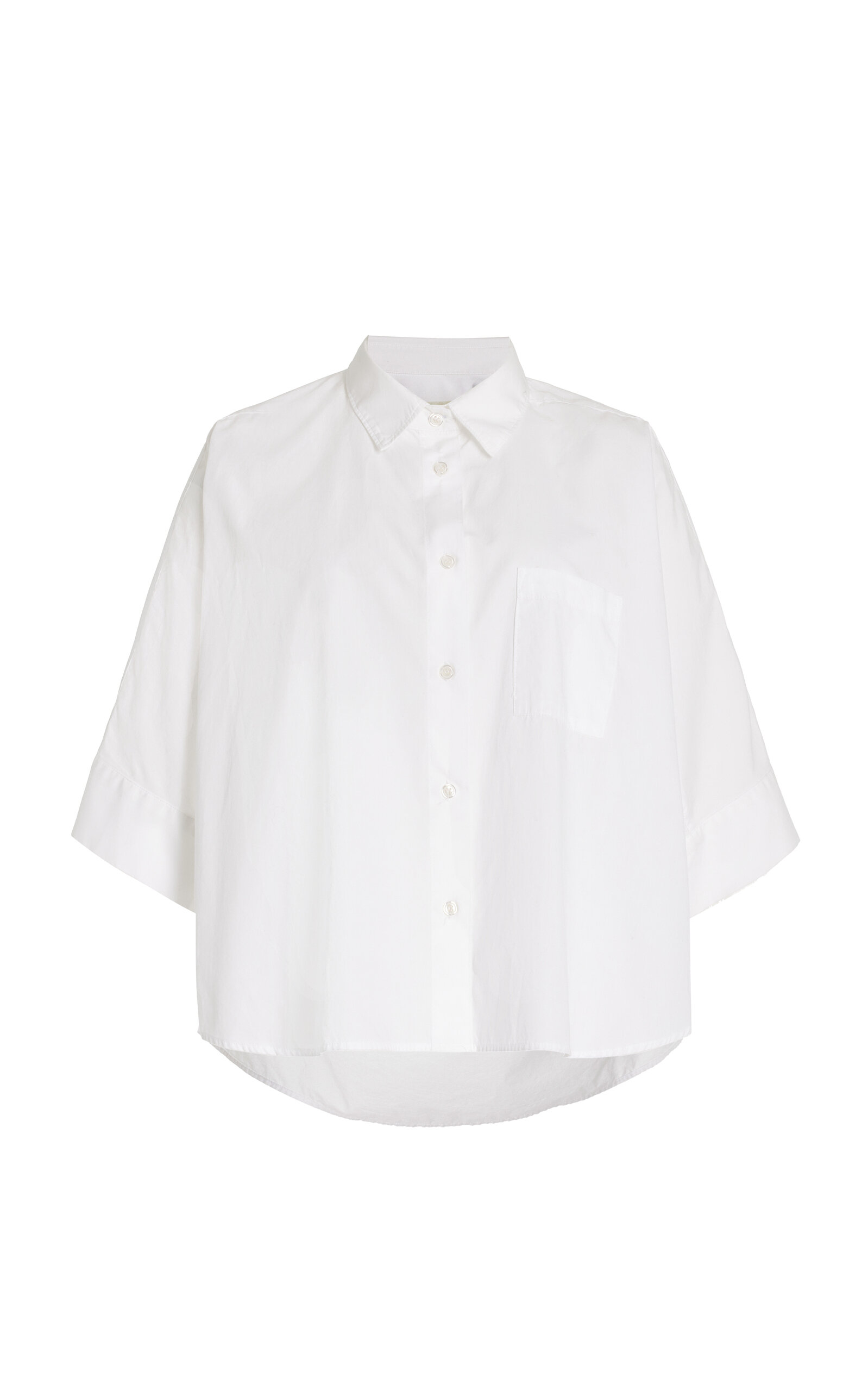 Citizens of Humanity Claire Boxy Cotton Shirt - White