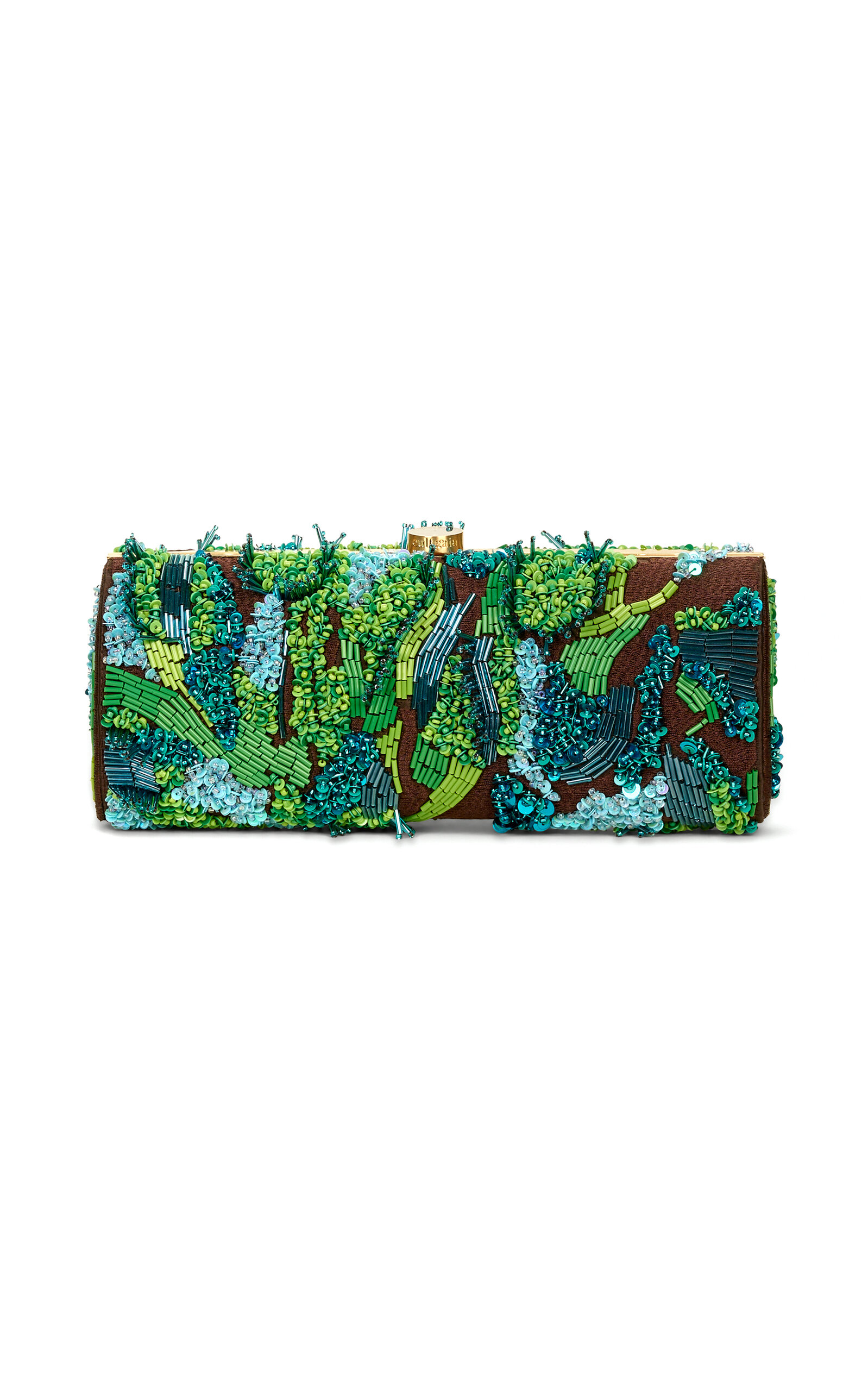 Cult Gaia Piper Beaded Clutch - Blue - OS - Women's Bags