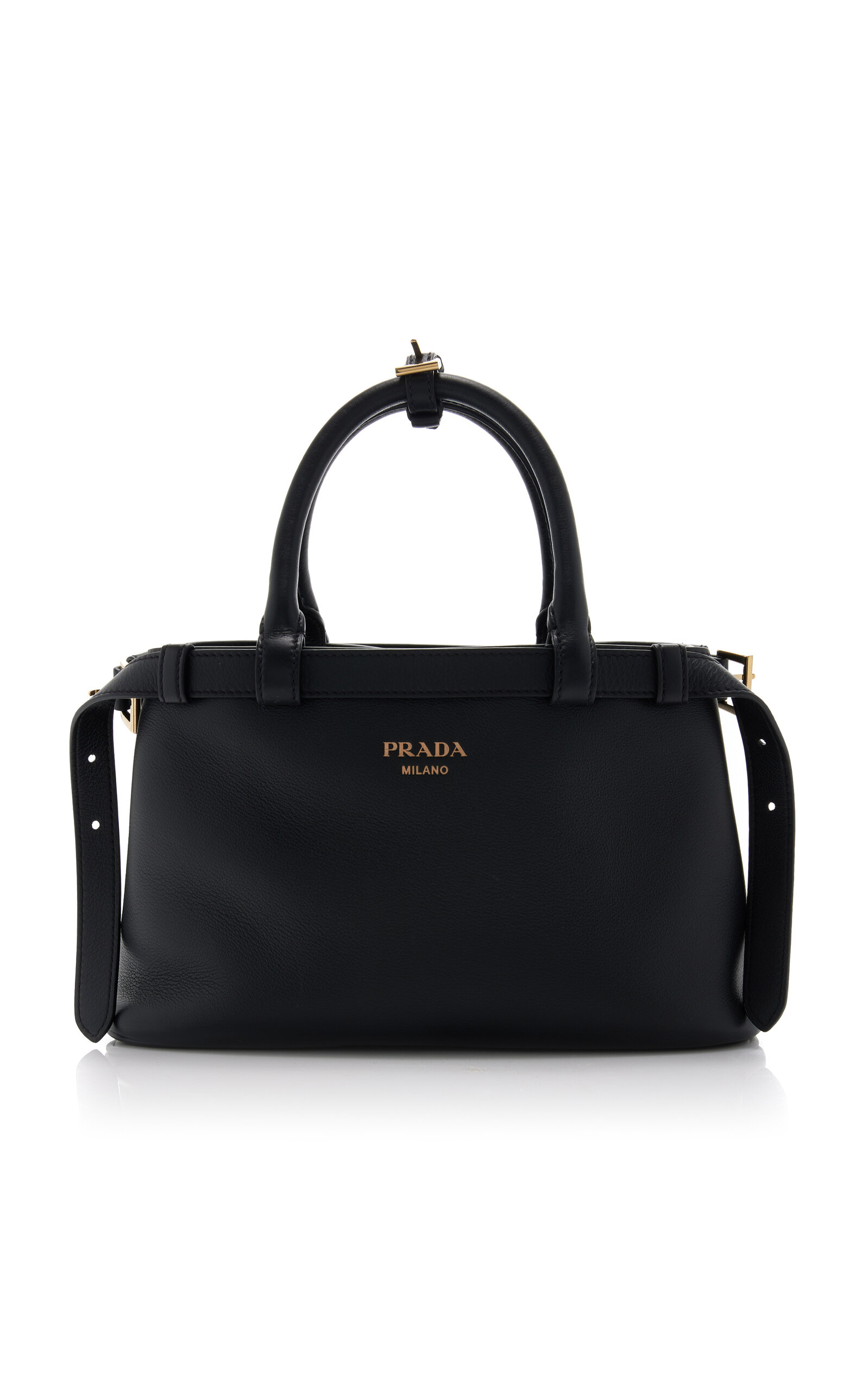 Prada Small Leather Top Handle Bag