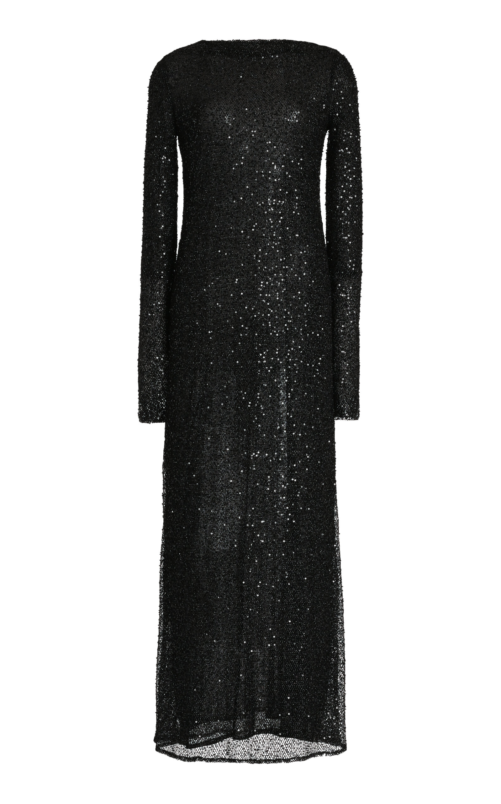 Proenza Schouler Marlowe Sequined Stretch-Tulle Midi Dress