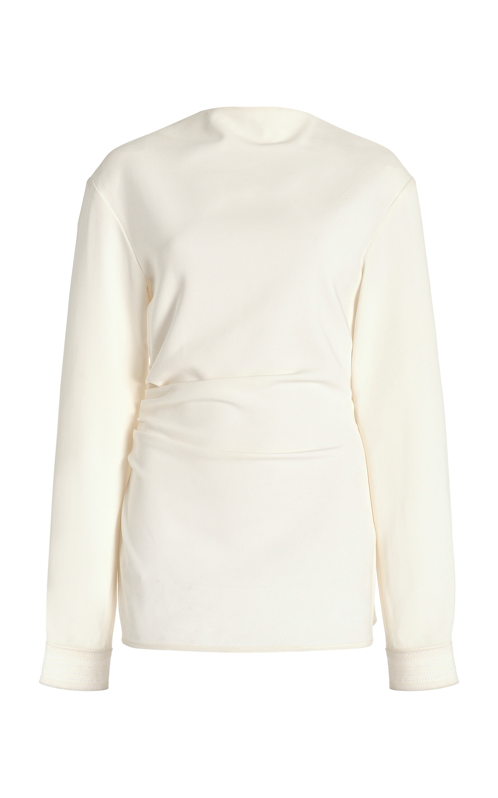 Shop Proenza Schouler Alexis Crepe Top In White