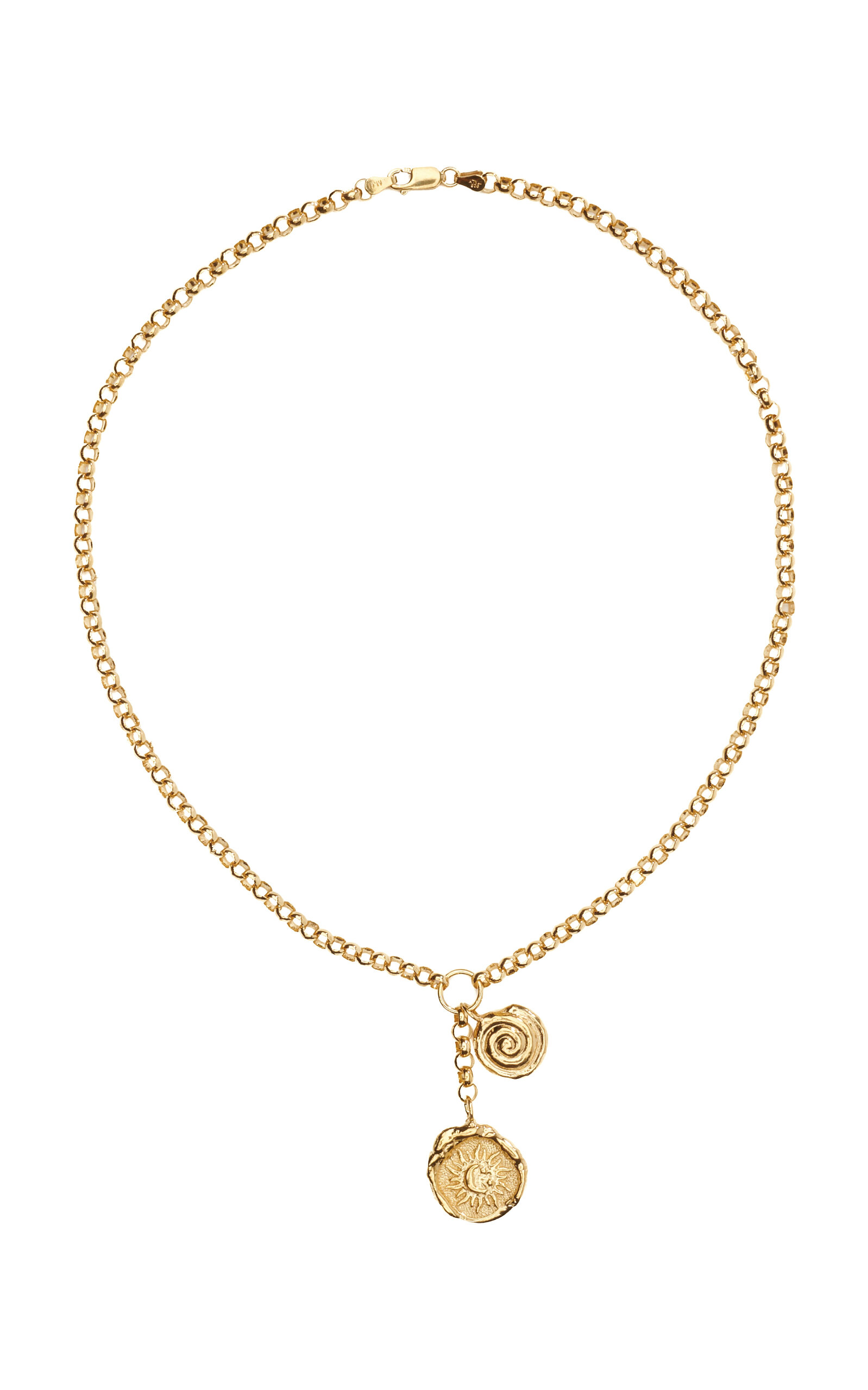 Shop Pamela Card The Riviera 24k Gold-plated Necklace