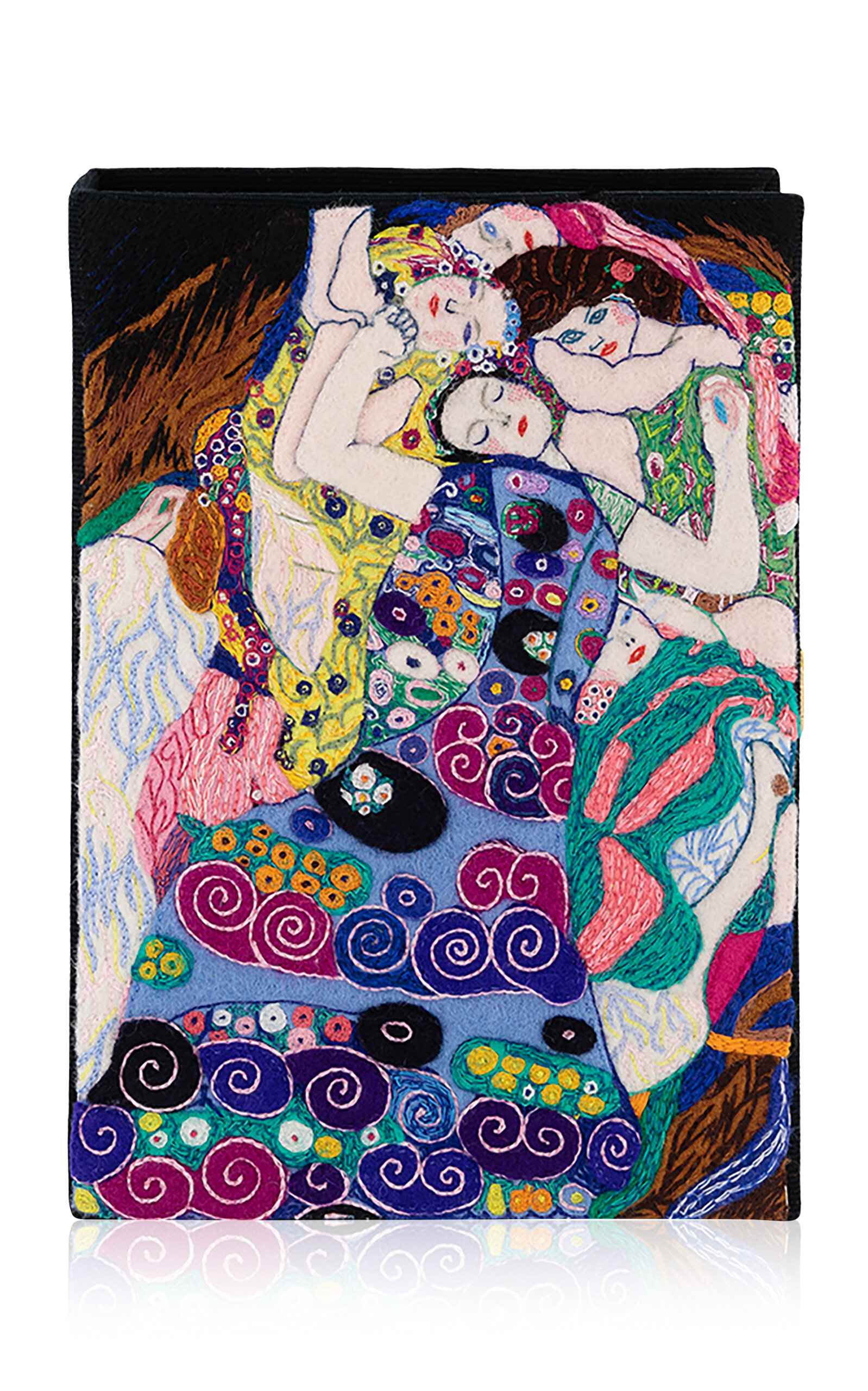 Olympia Le-Tan Klimt's The Virgin Book Clutch