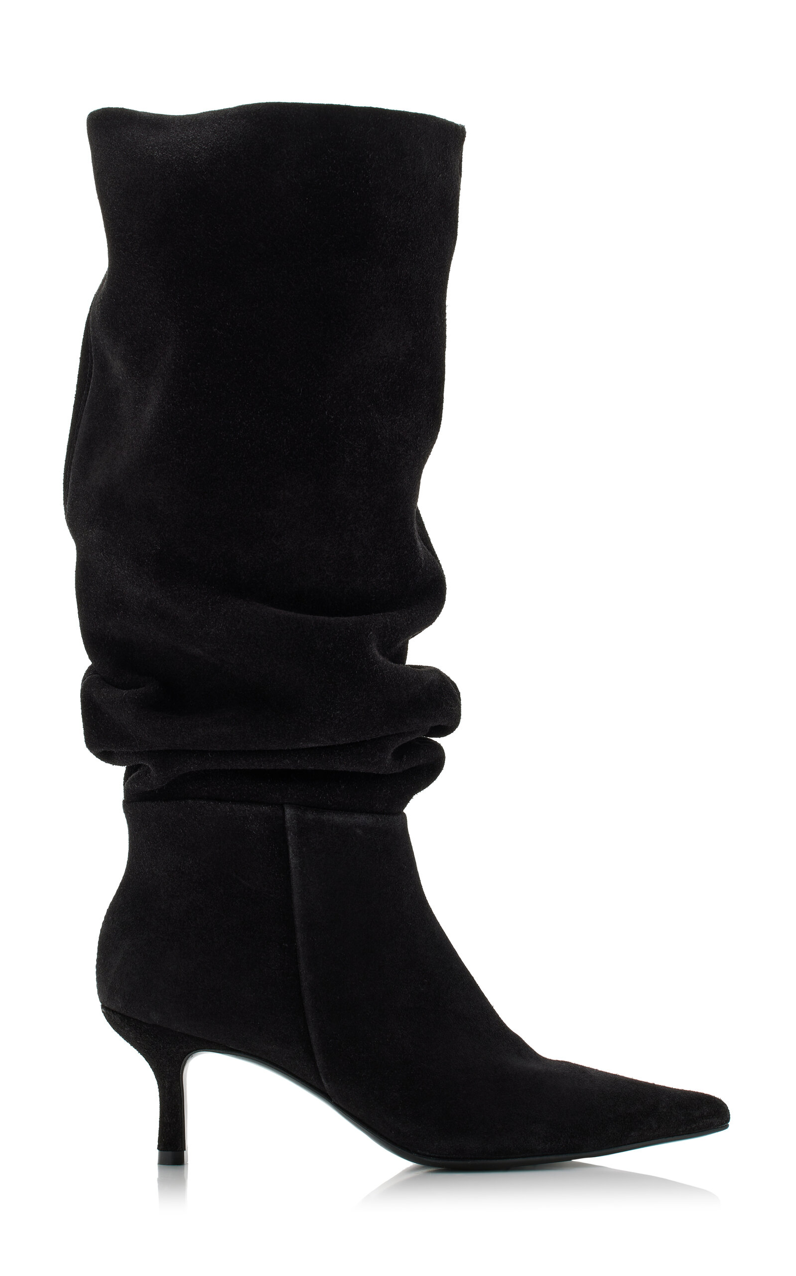 SIMKHAI Jordi Slouchy Suede Knee Boots